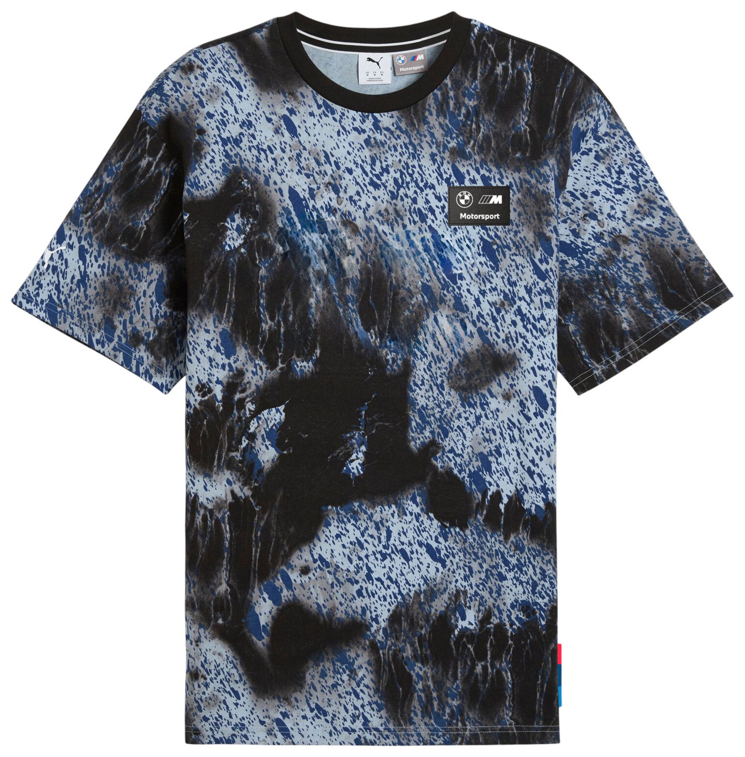 PUMA Men's F1 BMW Black Colorsplash T-Shirt product image