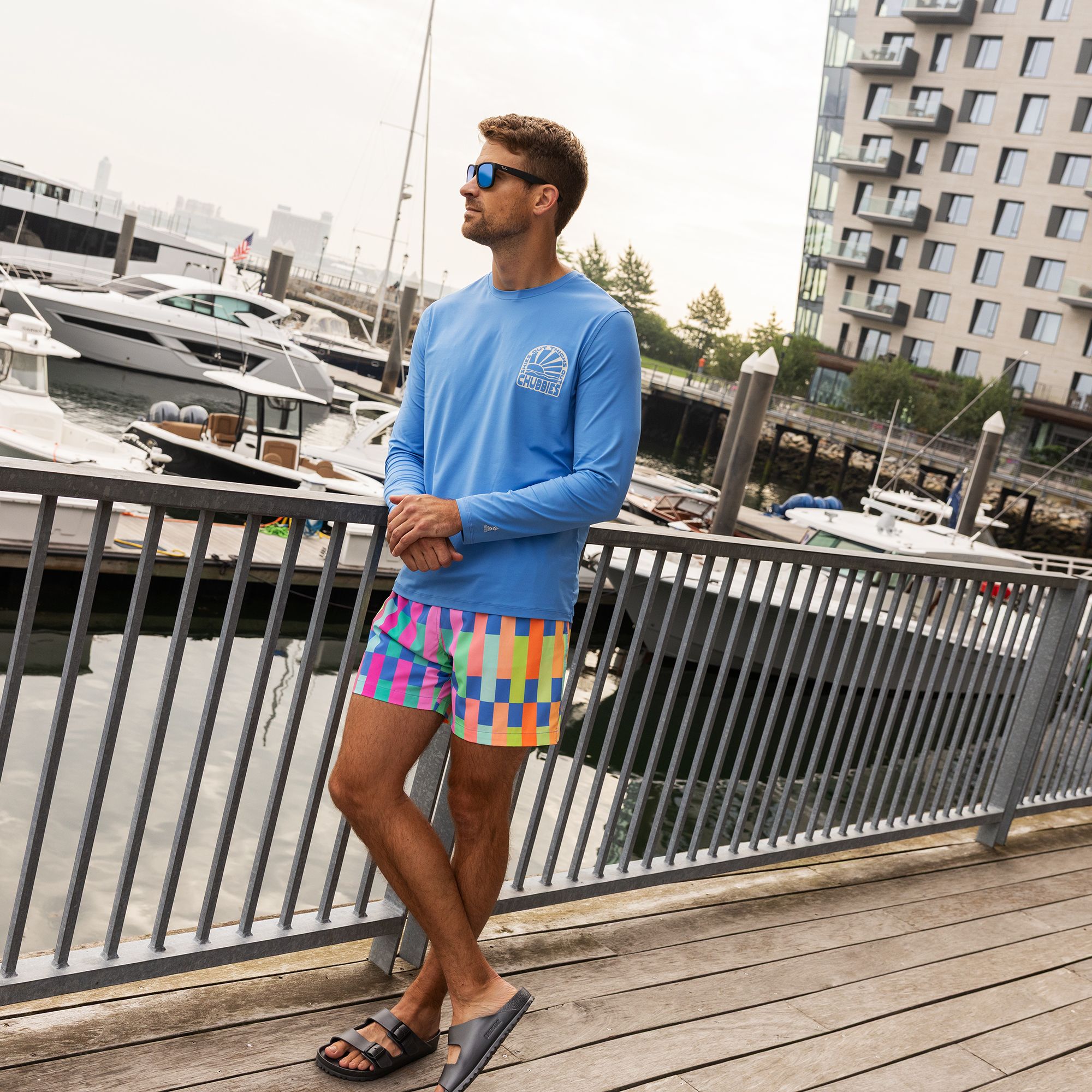 Chubbies Men's Sun Crew Rash Guard product image