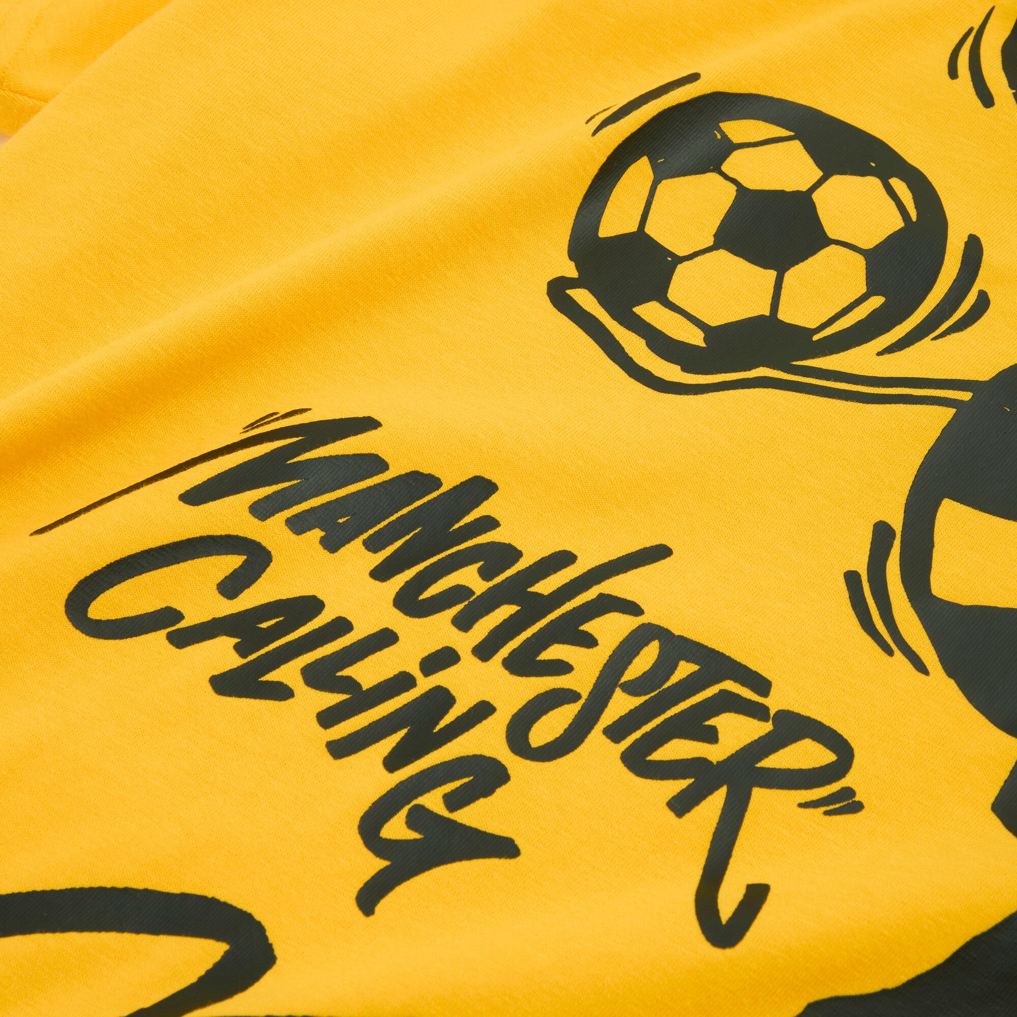 PUMA Adult Manchester City Yellow KidSuper Hoops T-Shirt product image
