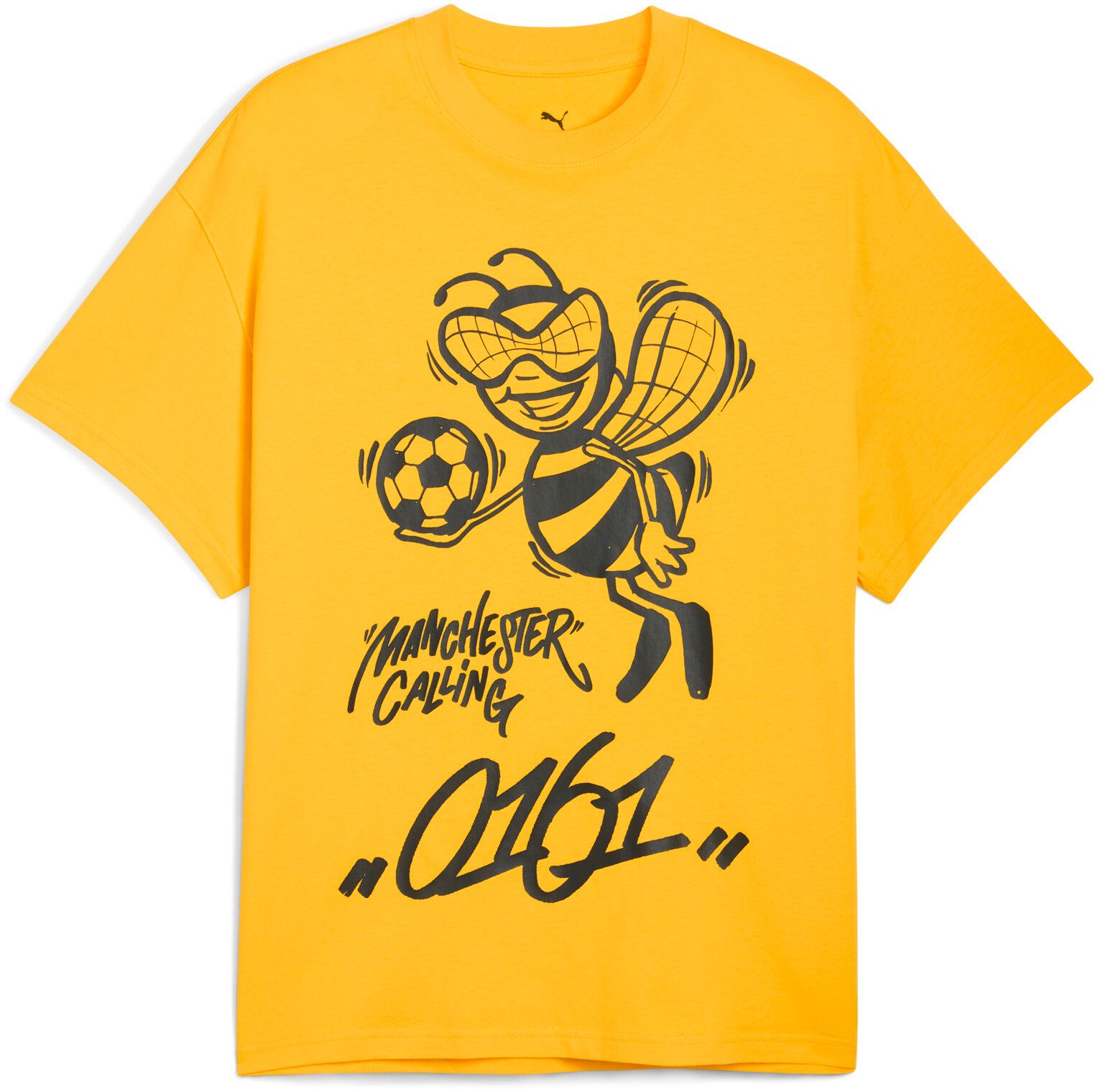 PUMA Adult Manchester City Yellow KidSuper Hoops T-Shirt product image