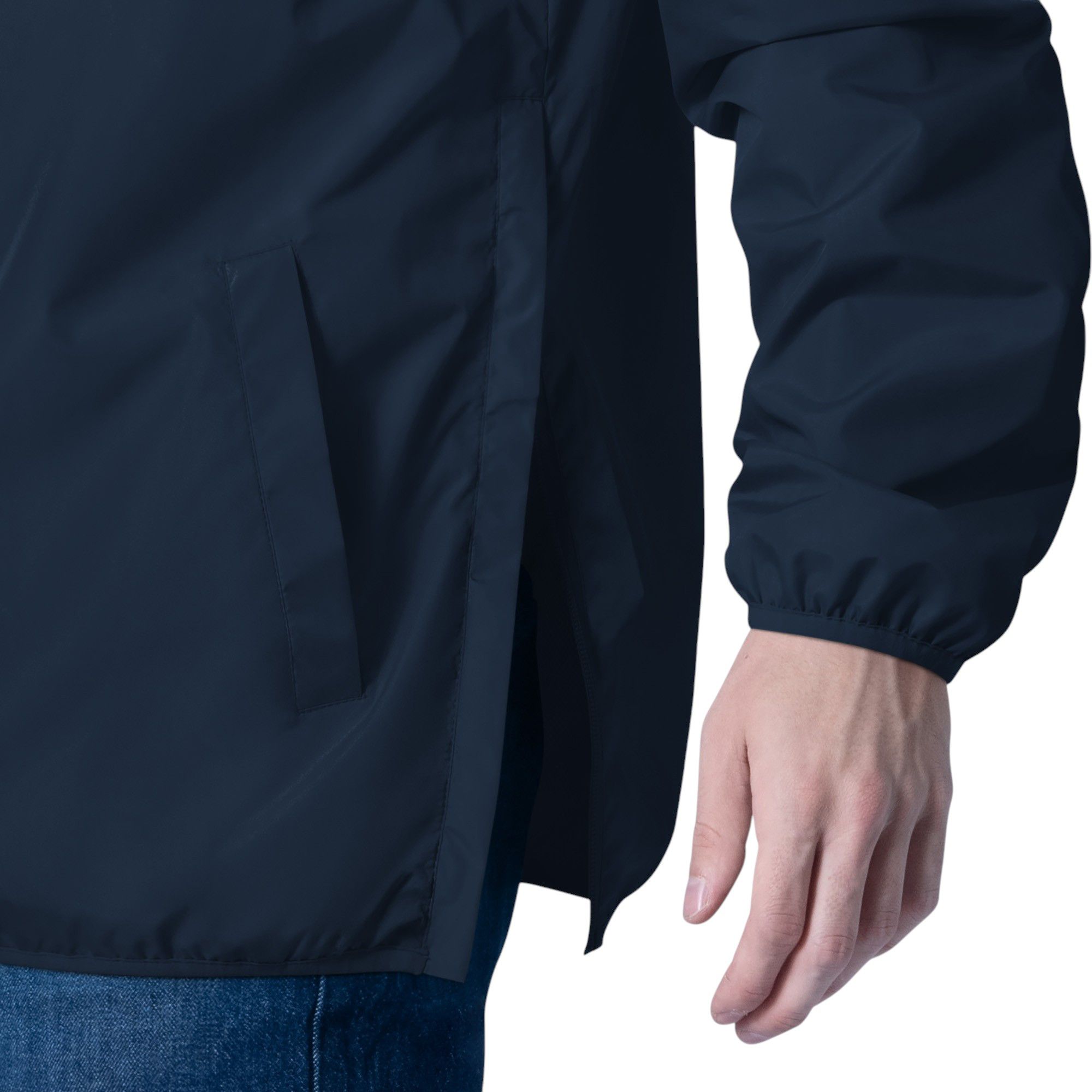 G-III Men's Dallas Cowboys Navy V-Neck Crossover Crew Pullover Sweatshirt product image