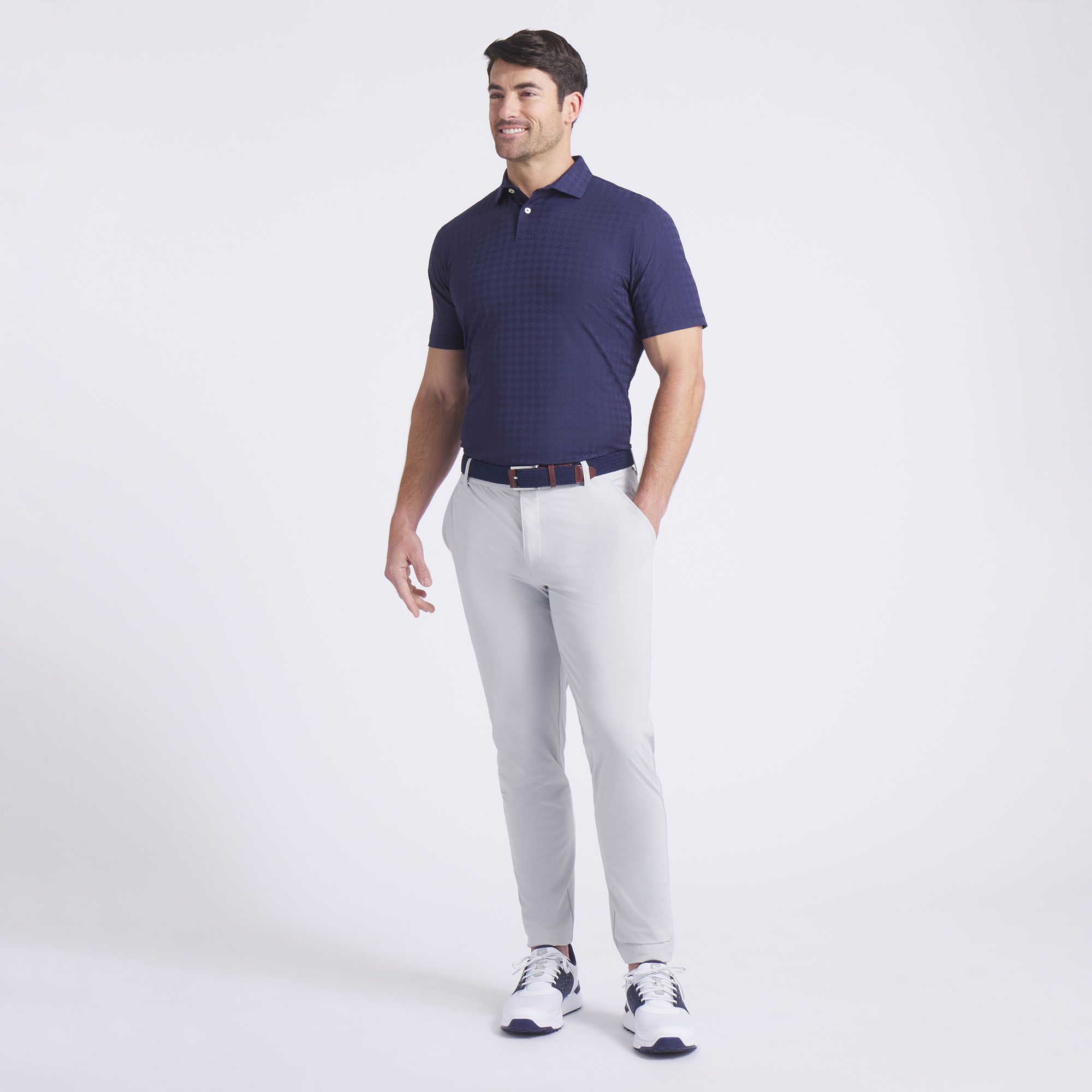 PUMA Men's MATTR Houndstooth Golf Polo product image