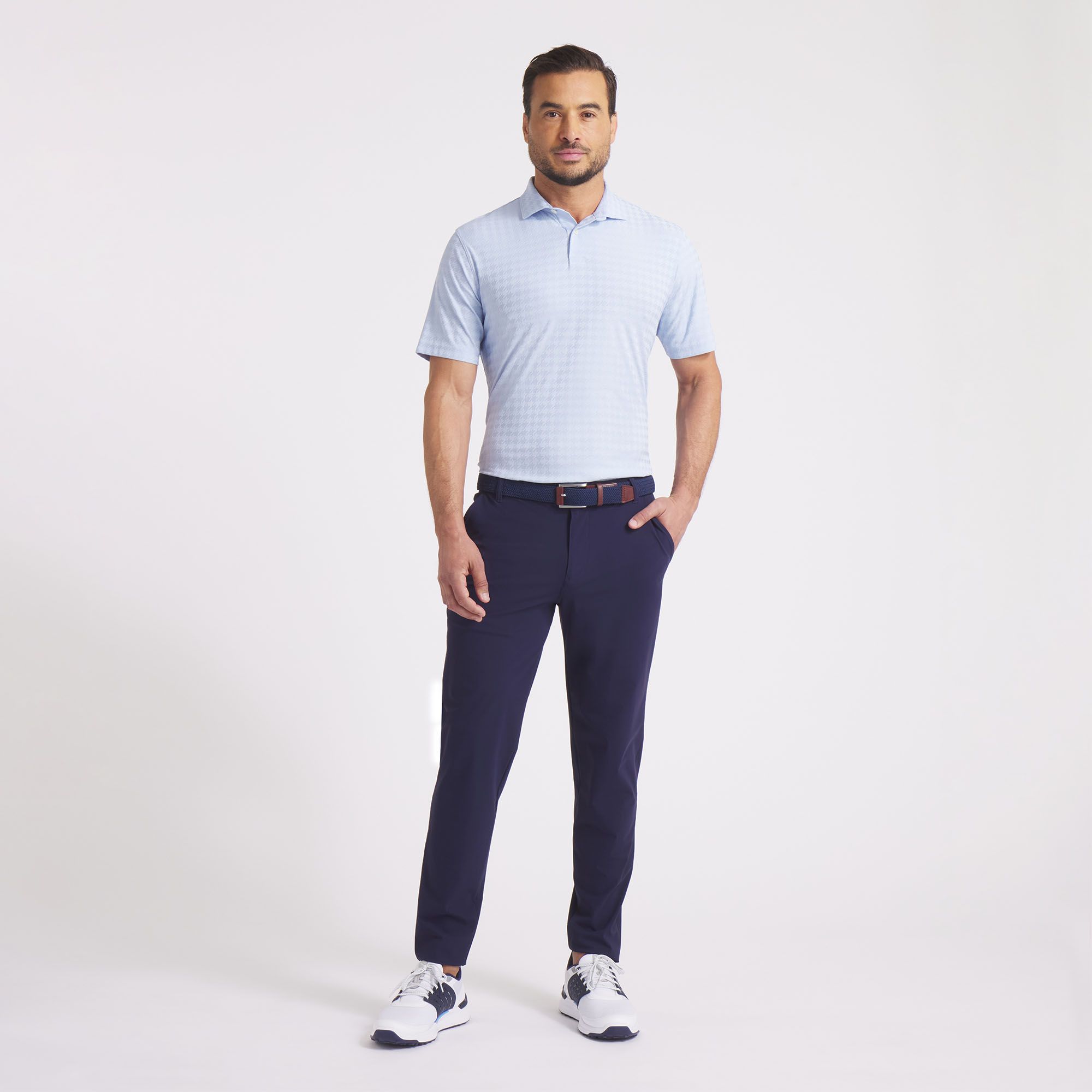 PUMA Men's MATTR Houndstooth Golf Polo product image