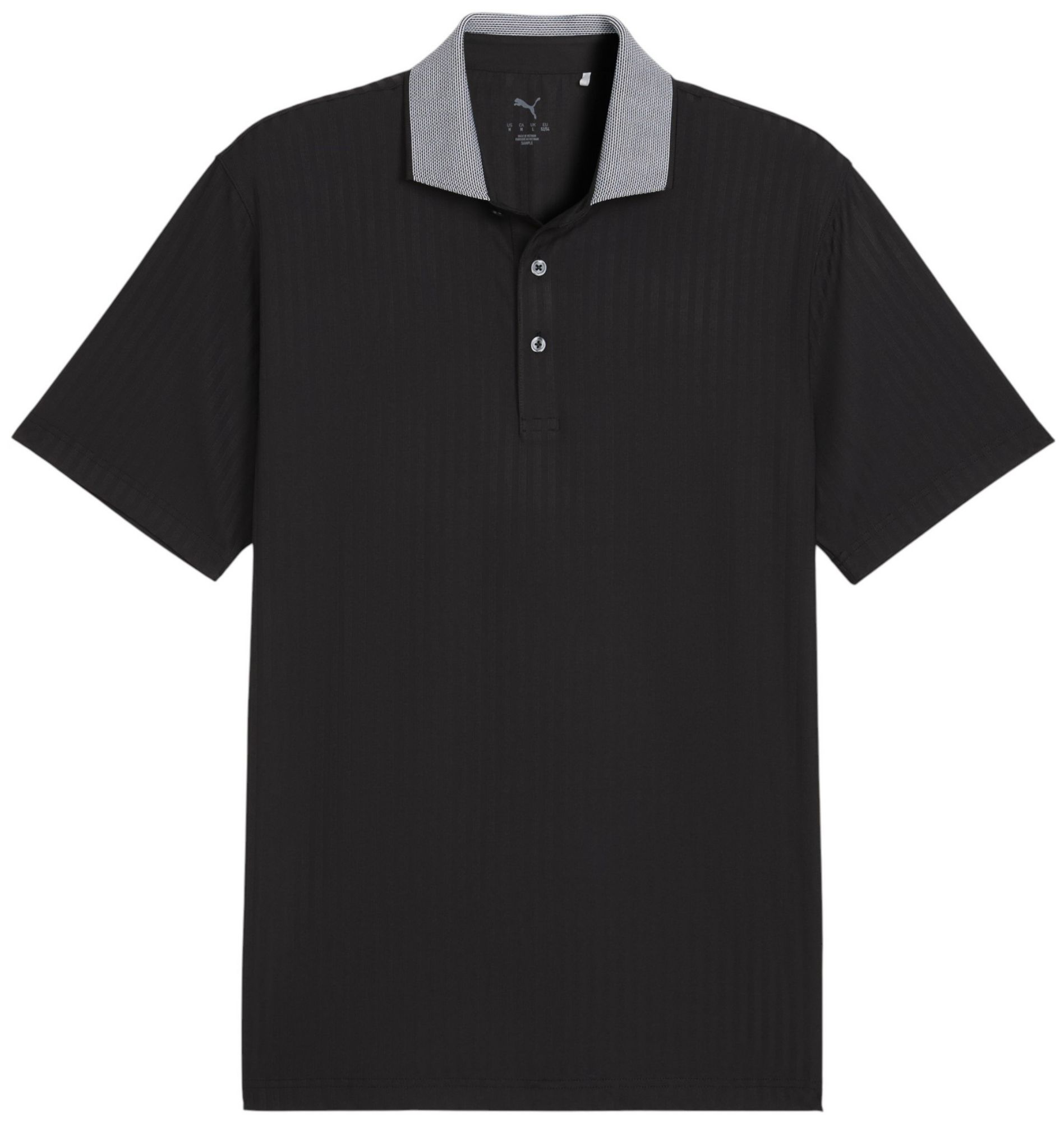 PUMA Men's MATTR Striped Jacquard Golf Polo product image