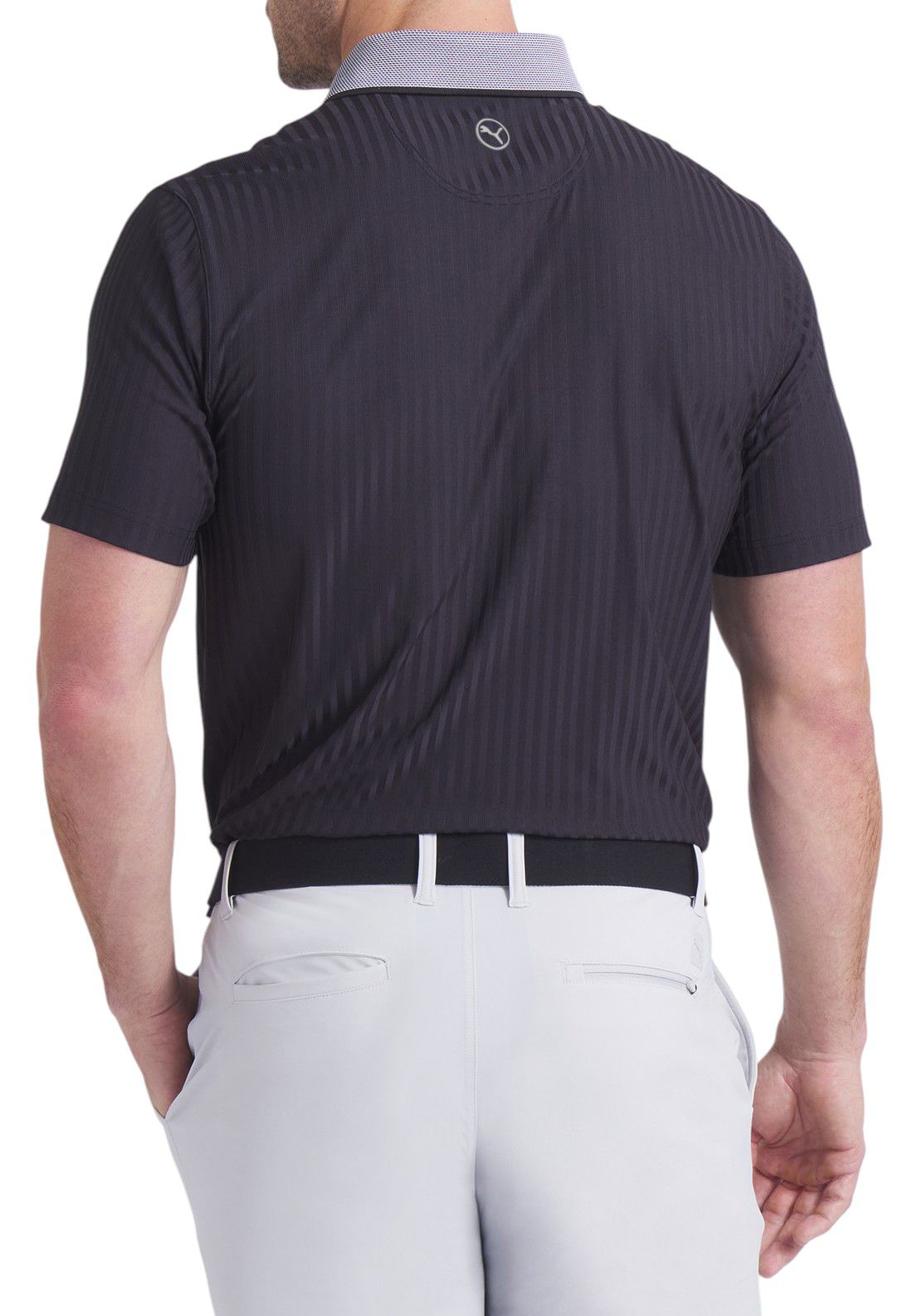 PUMA Men's MATTR Striped Jacquard Golf Polo product image