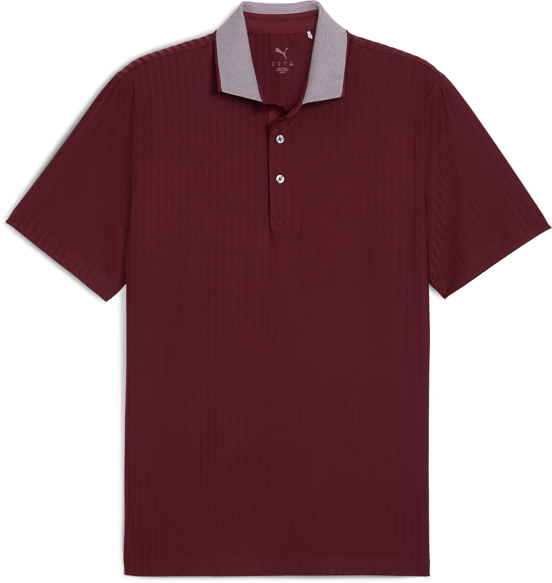 PUMA Men's MATTR Striped Jacquard Golf Polo product image