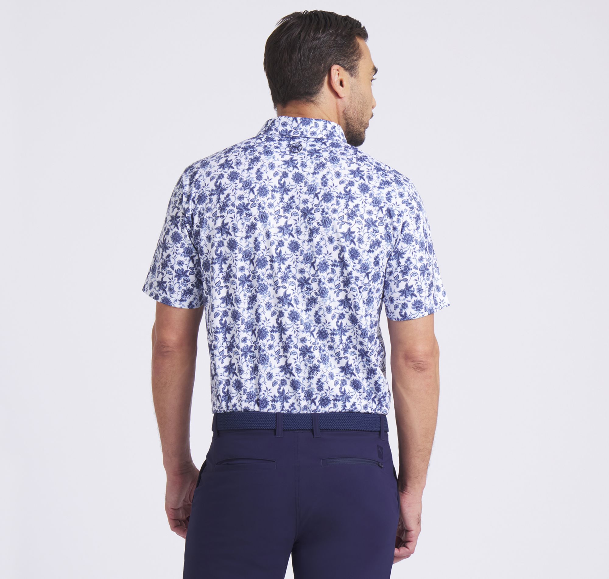 PUMA Men's CLOUDSPUN Floral Golf Polo product image