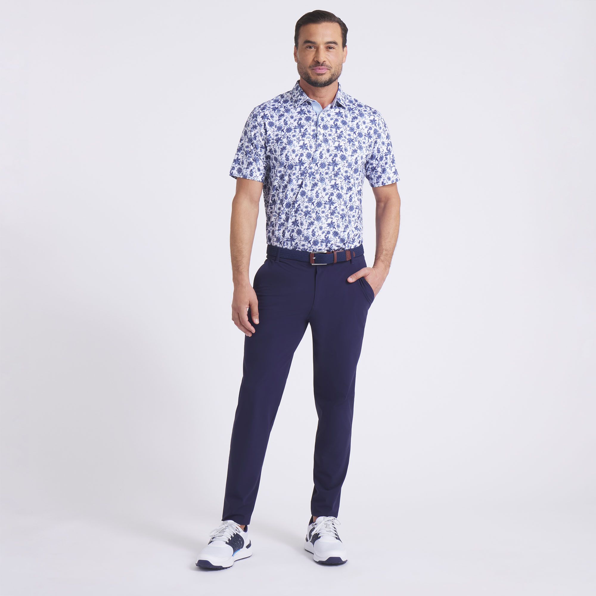 PUMA Men's CLOUDSPUN Floral Golf Polo product image