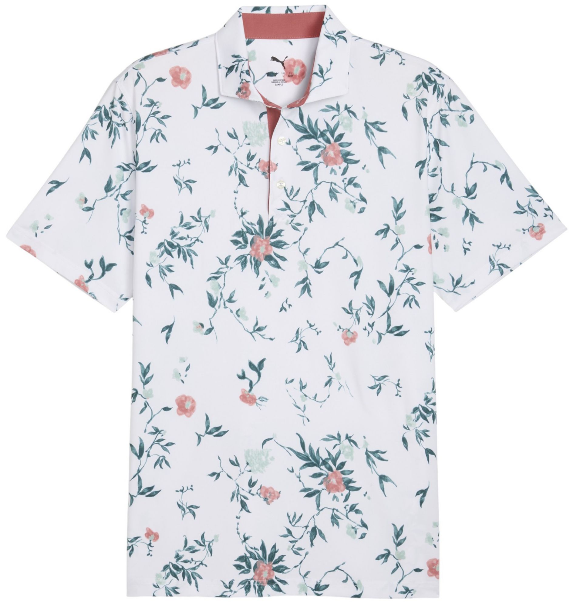 PUMA Men's MATTR Water Floral Golf Polo product image