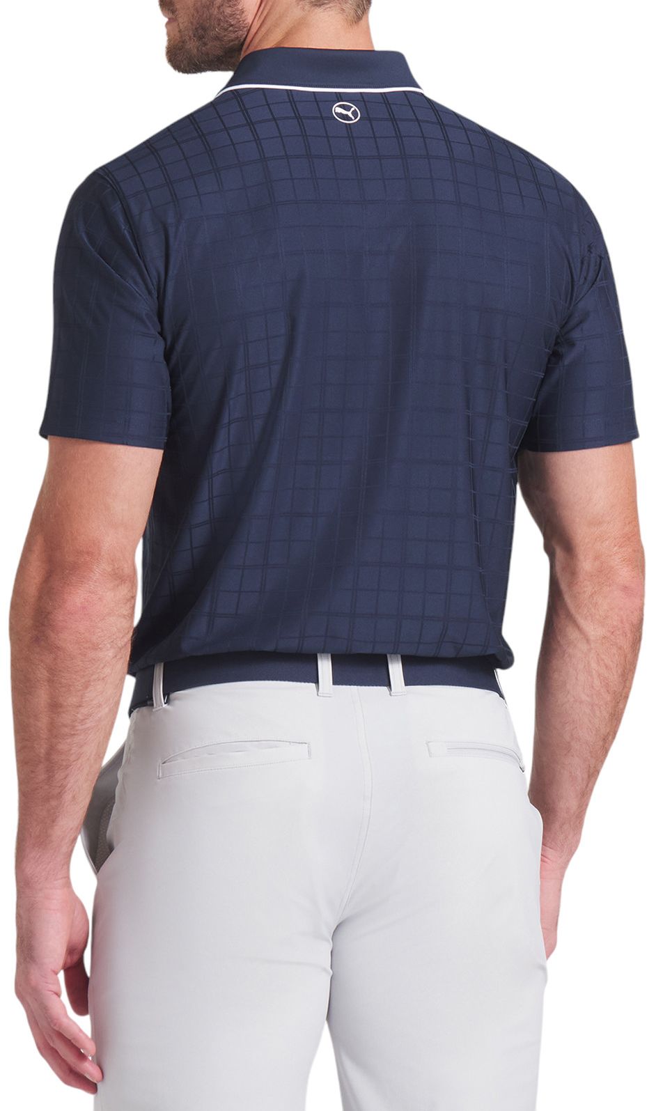 PUMA Men's Jacquard Check Golf Polo product image