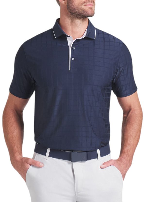 PUMA Men's Jacquard Check Golf Polo product image