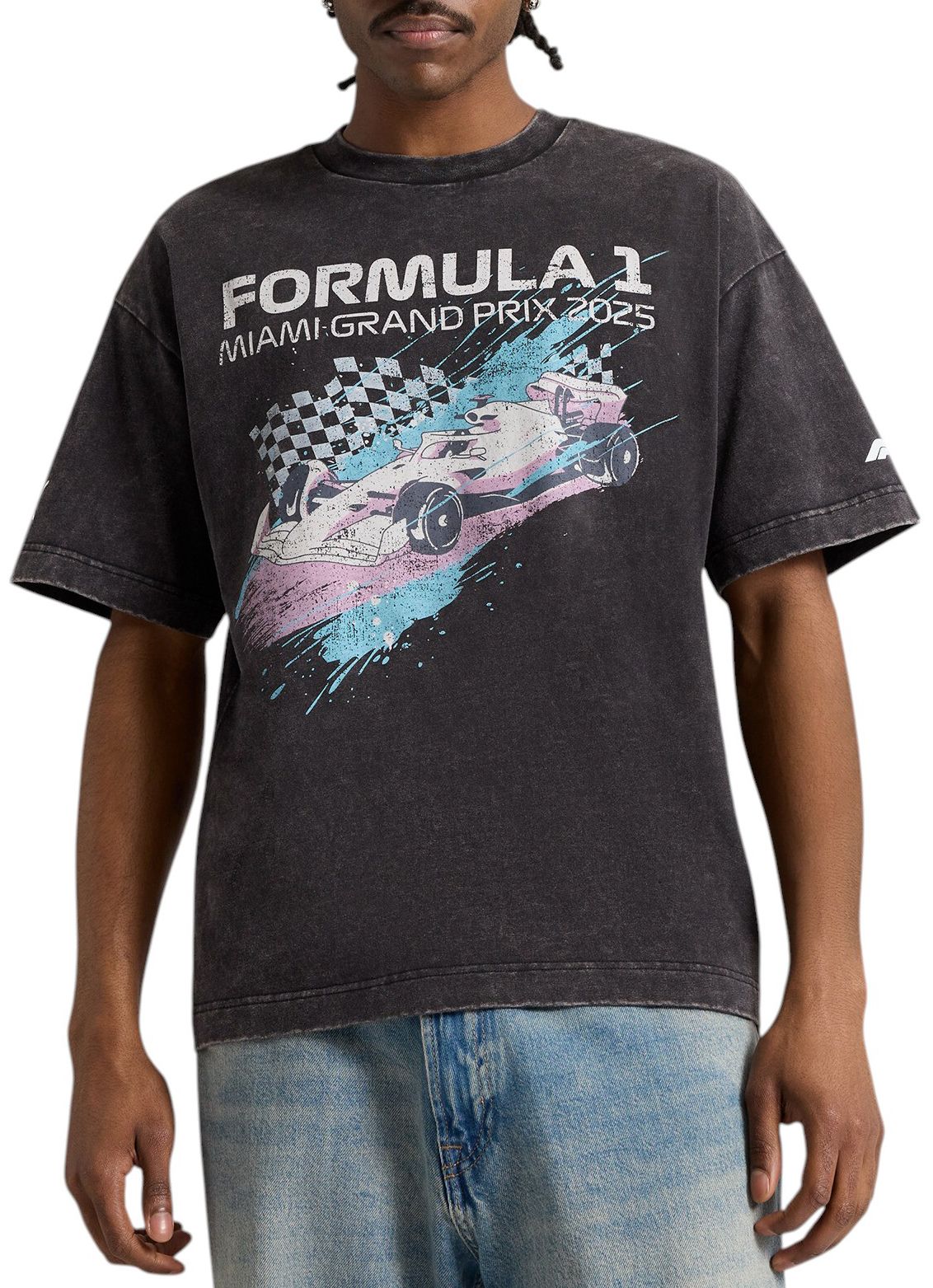 PUMA Men's F1 Miami Splash Black T-Shirt product image