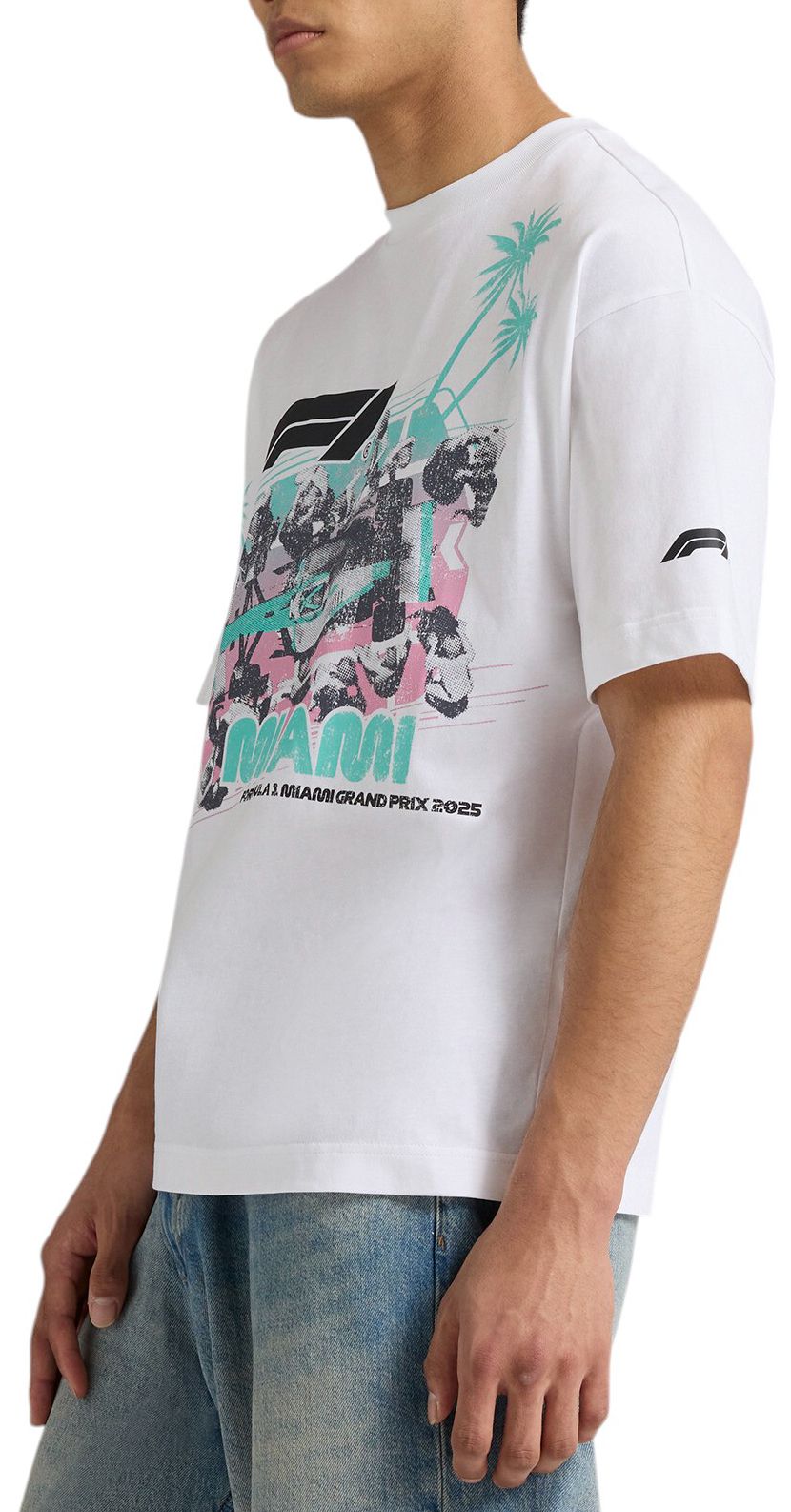 PUMA Men's F1 Miami White Pit Stop T-Shirt product image