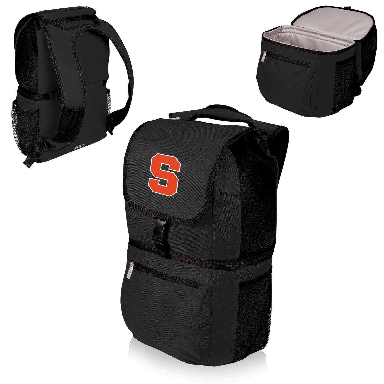 Picnic Time Syracuse Orange Zuma Two-Tier Cooler Backpack product image