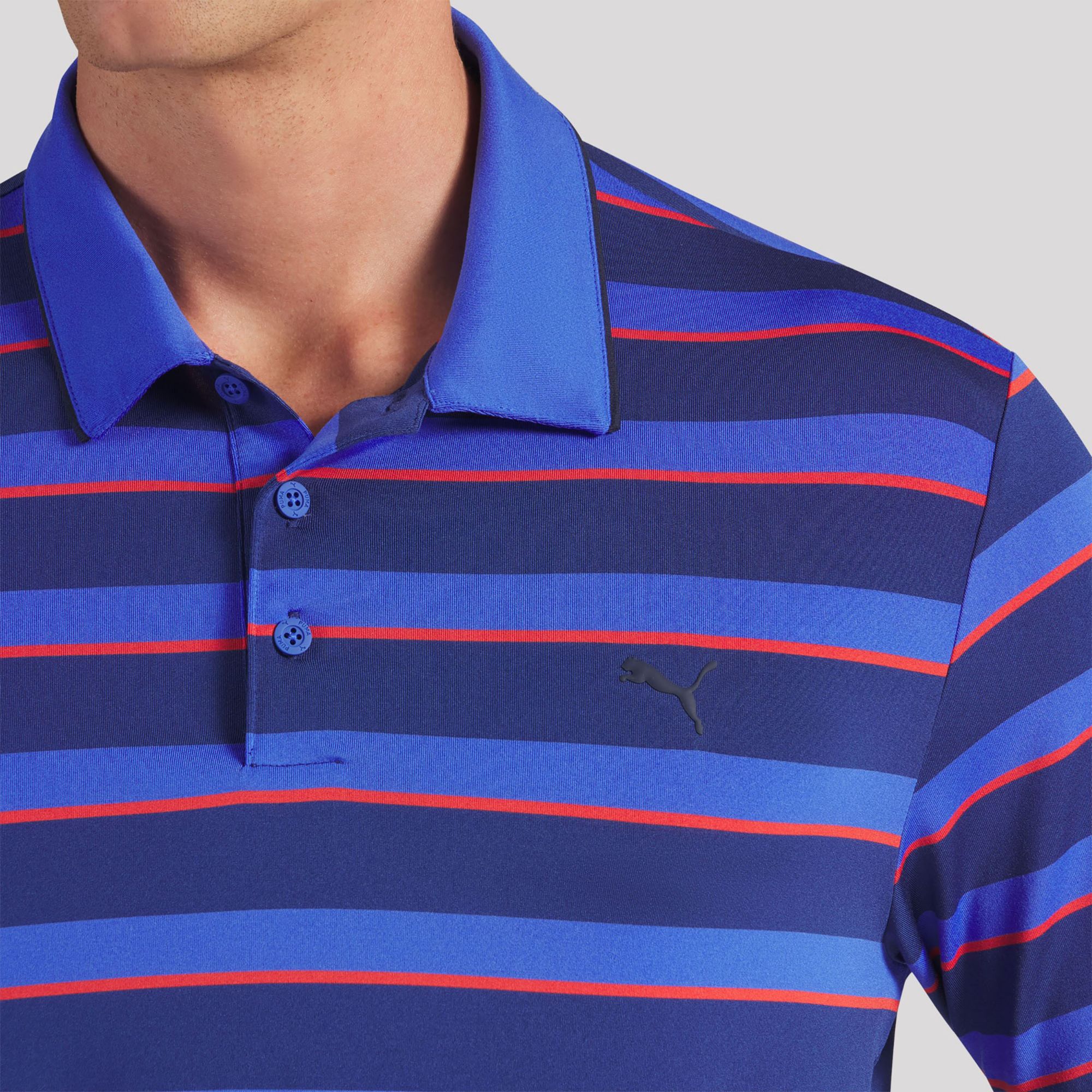 PUMA Men's CLOUDSPUN Stripe Golf Polo product image