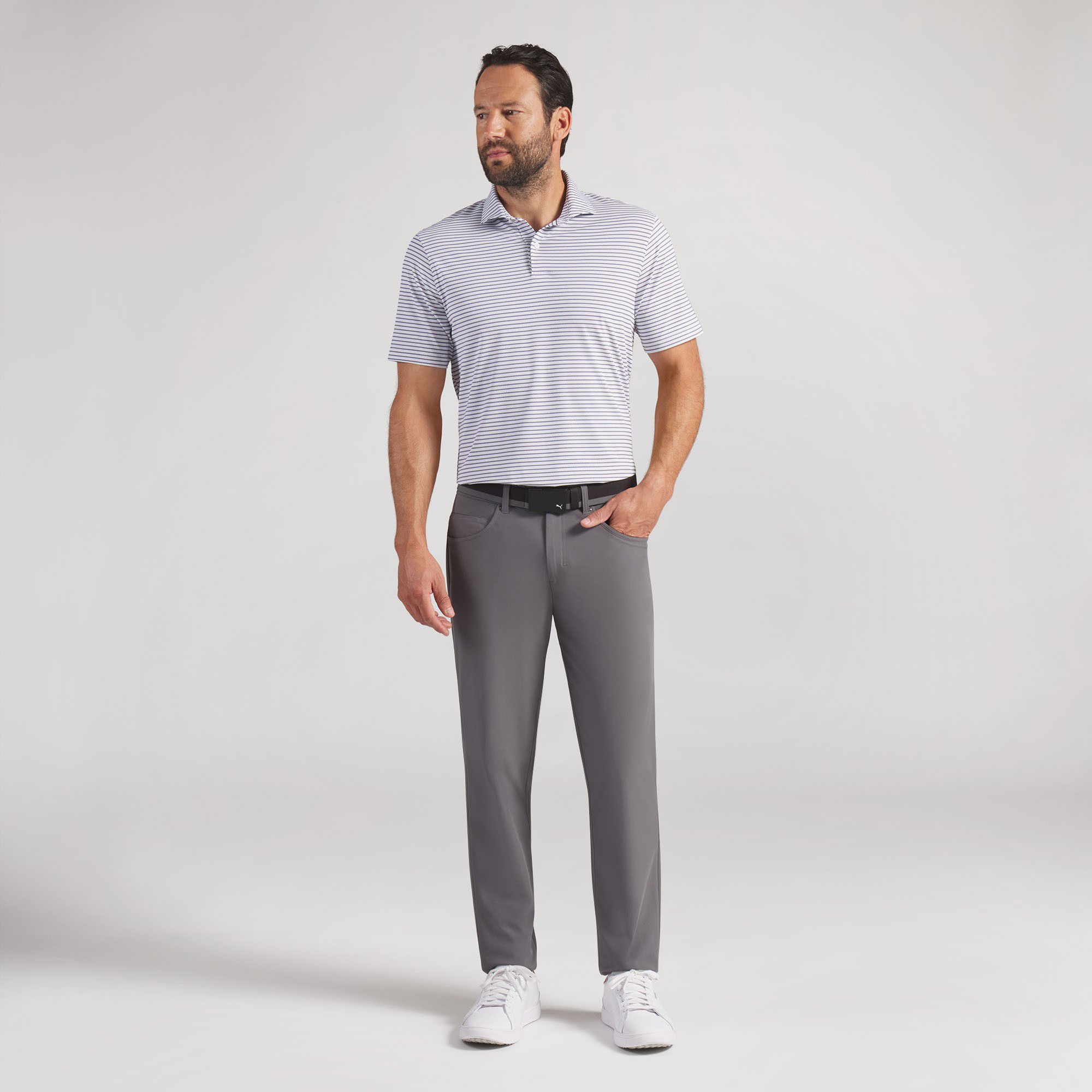 PUMA Men's Brr Striped Golf Polo product image