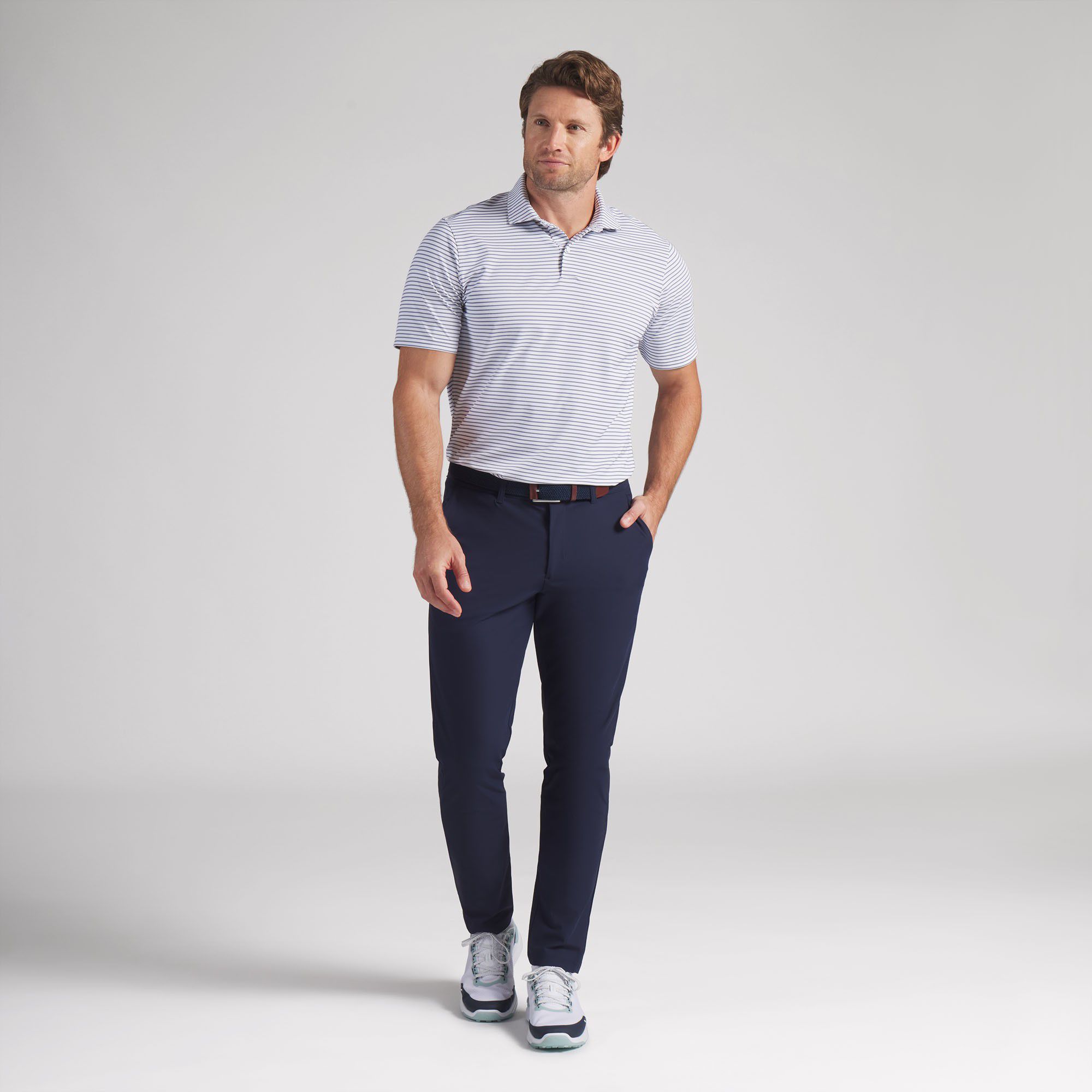 PUMA Men's Brr Striped Golf Polo product image