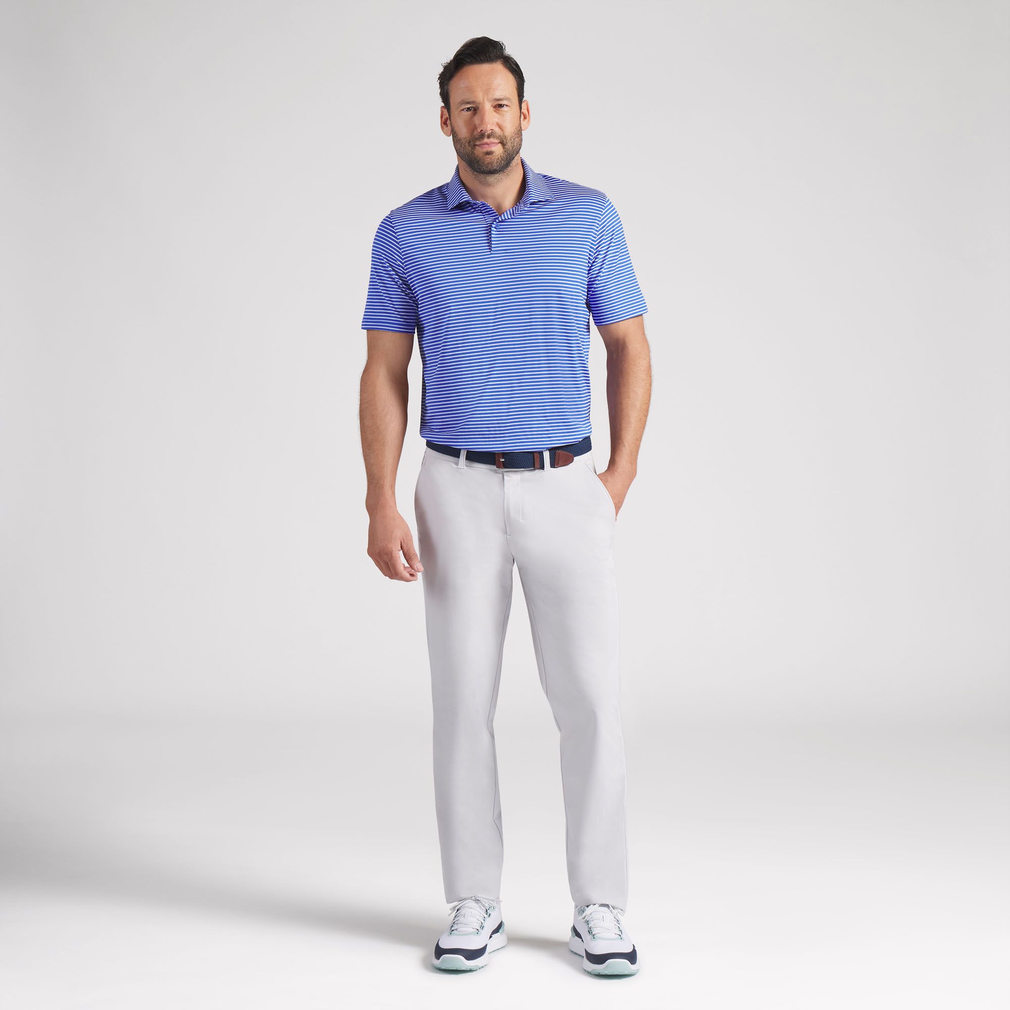 PUMA Men's Brr Striped Golf Polo product image