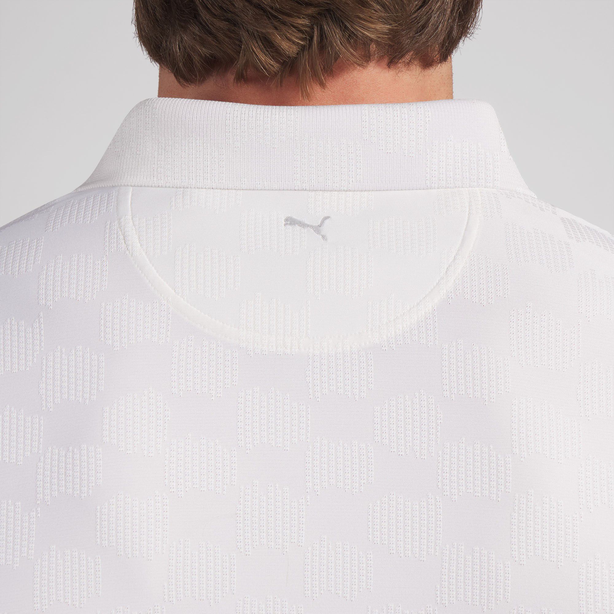 PUMA Men's MATTR Check Jacquard Golf Polo product image