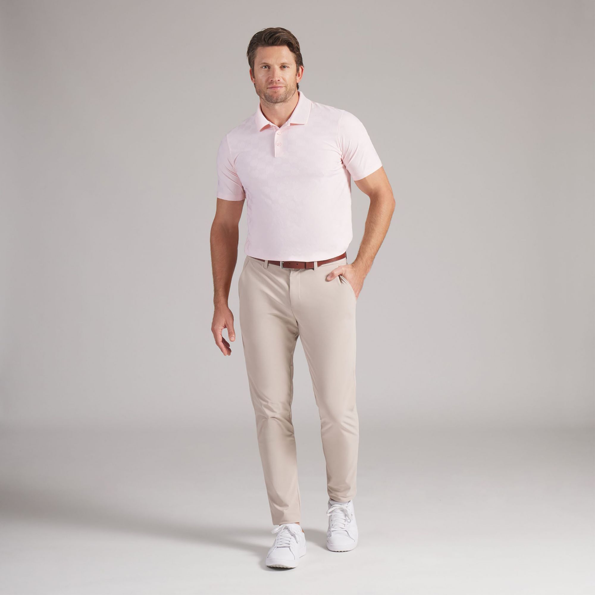 PUMA Men's MATTR Check Jacquard Golf Polo product image