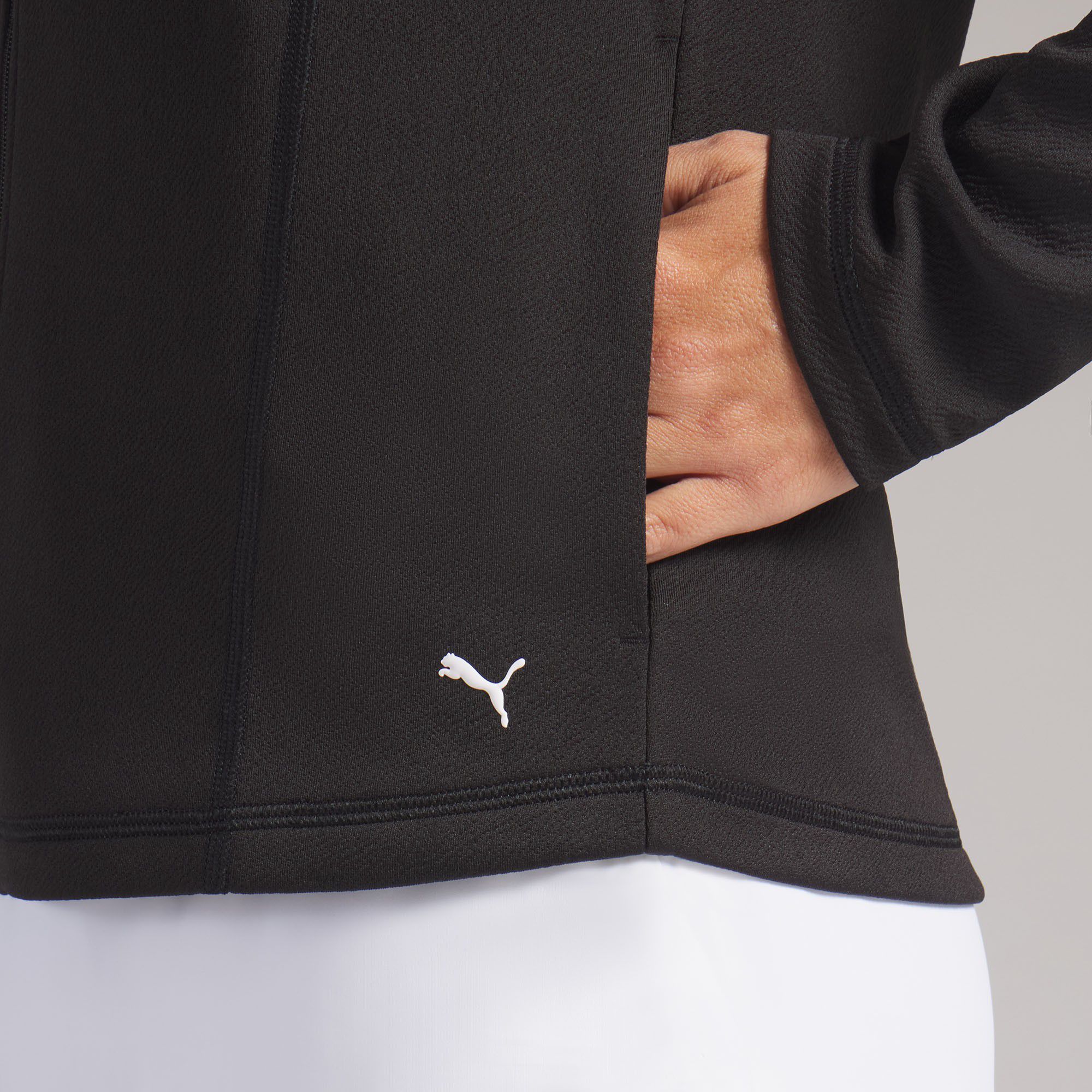 PUMA Women's Pure Textured Full-Zip Golf Jacket product image