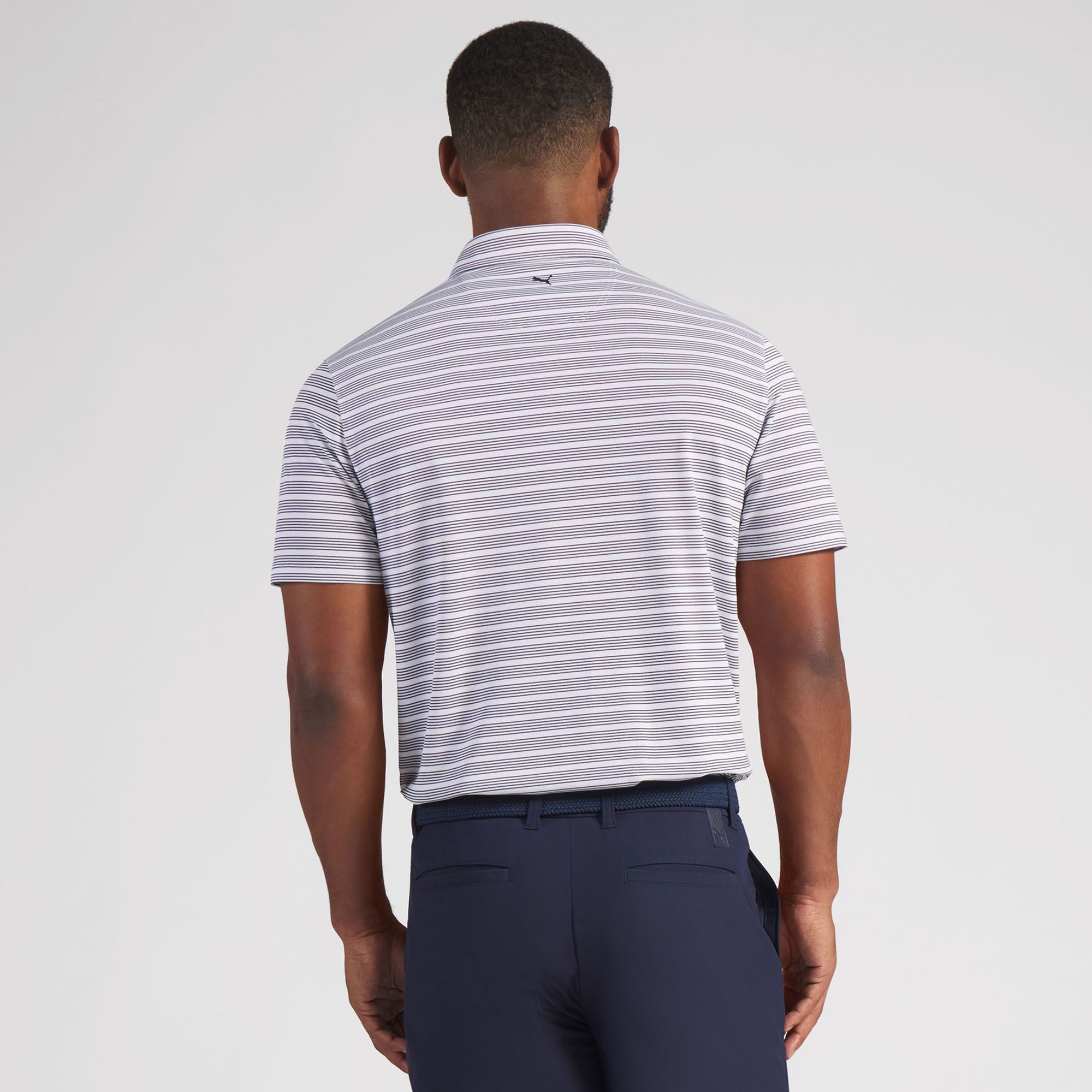 PUMA Men's Clubhouse Striped Golf Polo product image