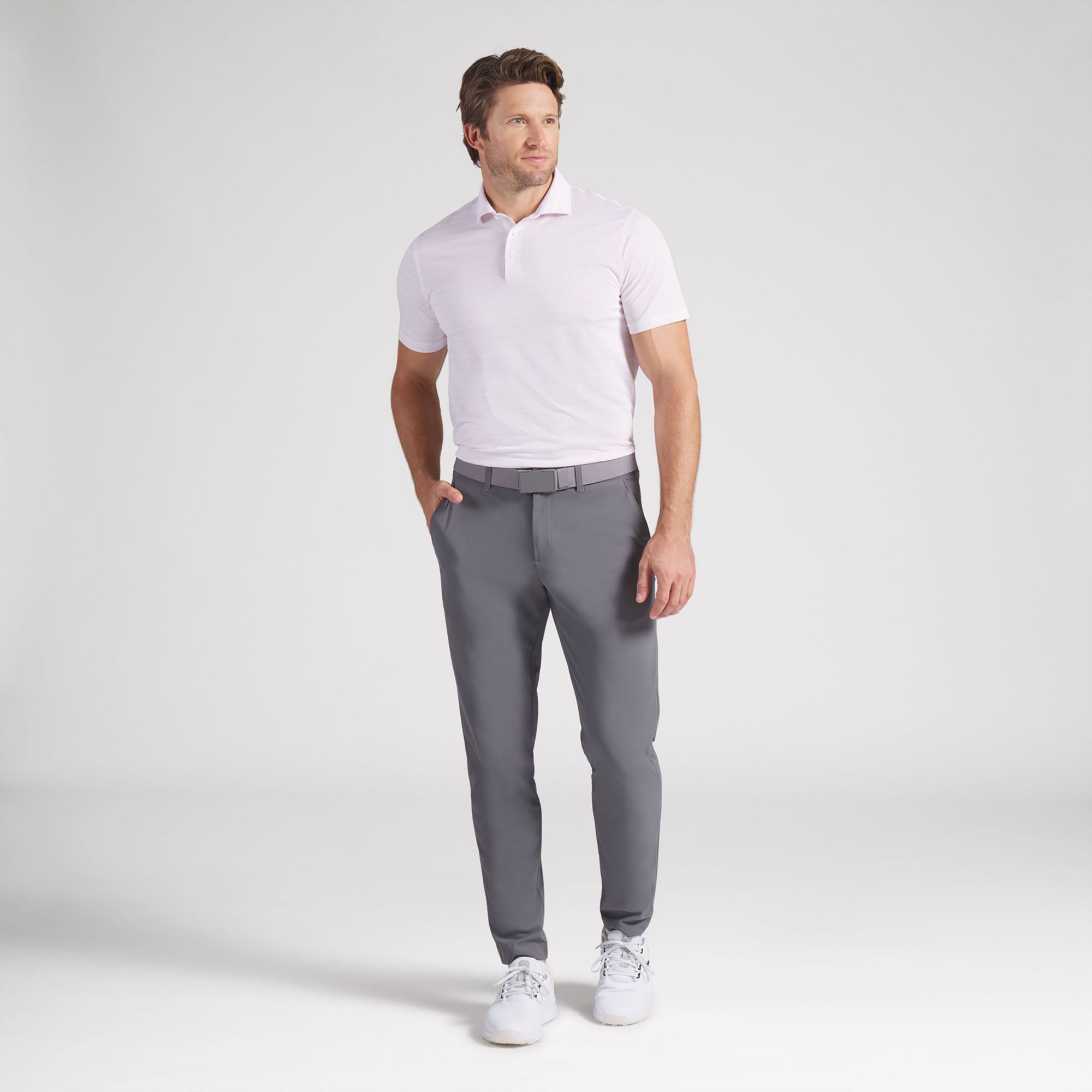 PUMA Men's Clubhouse Striped Golf Polo product image