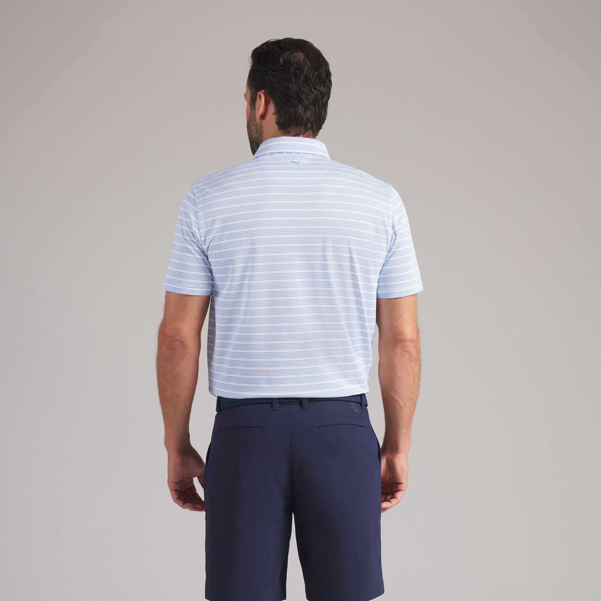 PUMA Men's Clubhouse Striped Golf Polo product image