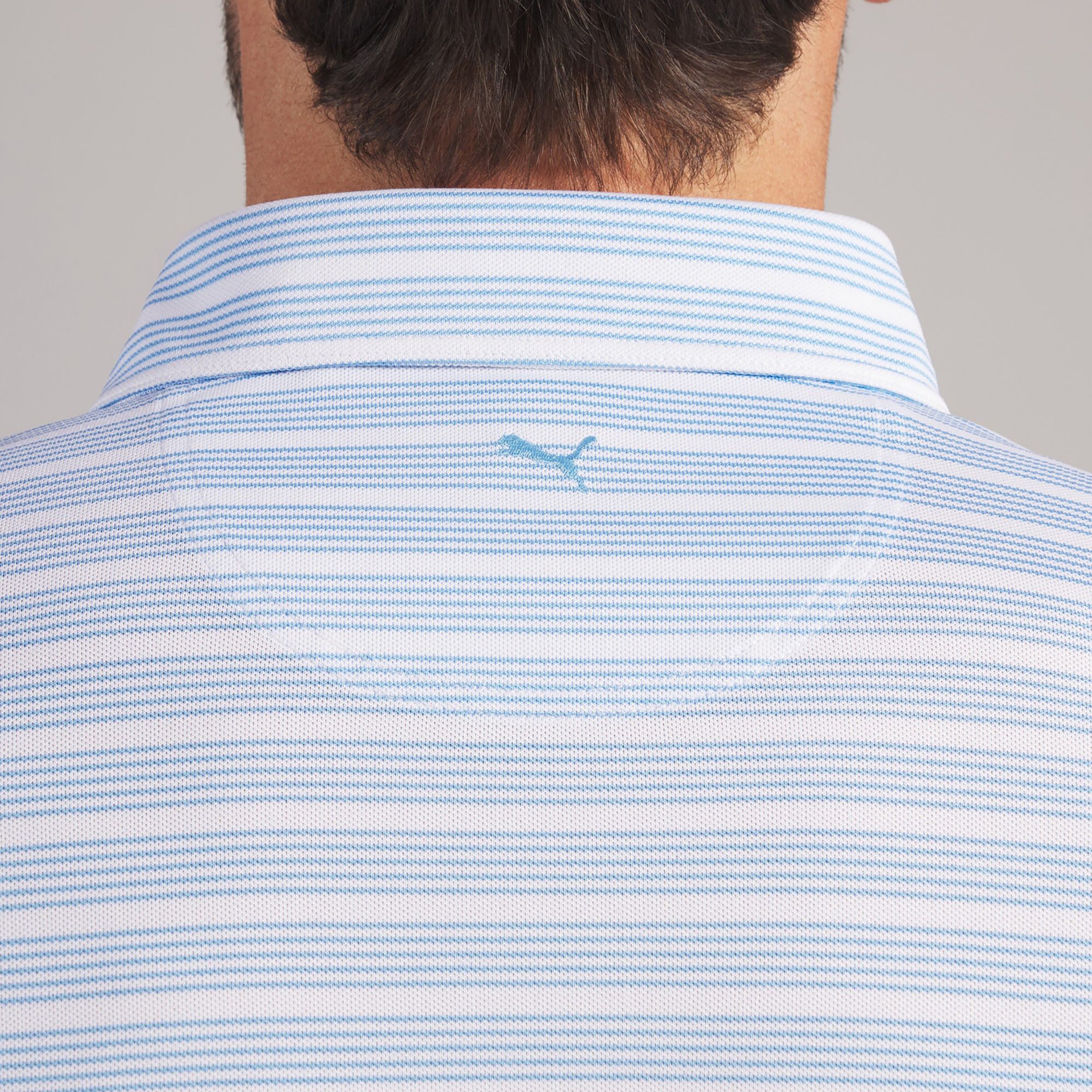 PUMA Men's Clubhouse Striped Golf Polo product image
