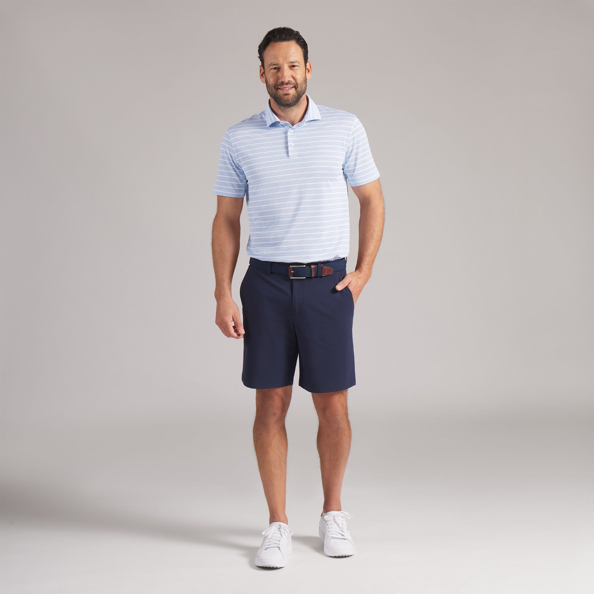 PUMA Men's Clubhouse Striped Golf Polo product image