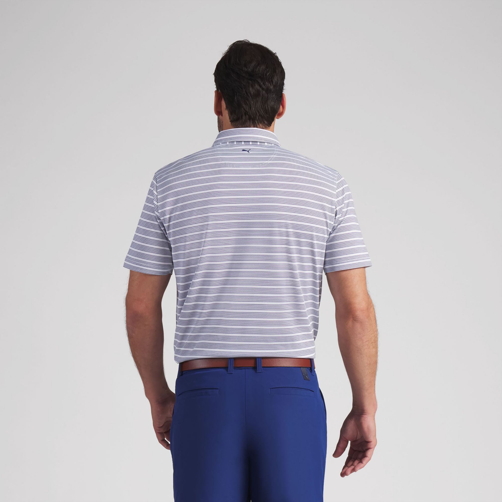 PUMA Men's Clubhouse Striped Golf Polo product image
