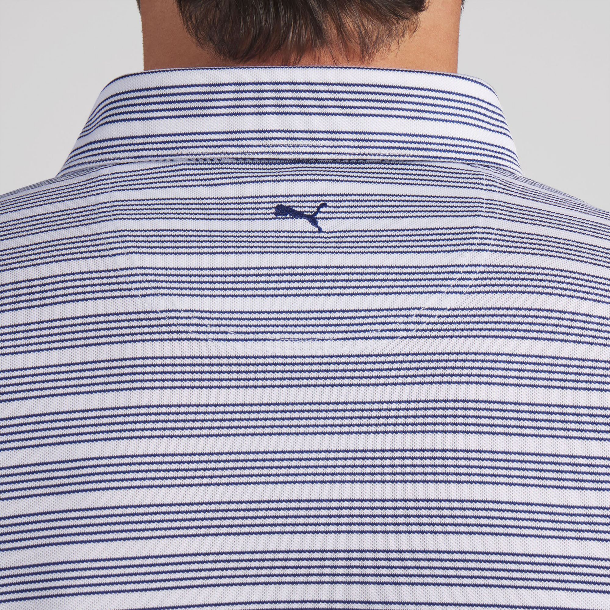 PUMA Men's Clubhouse Striped Golf Polo product image