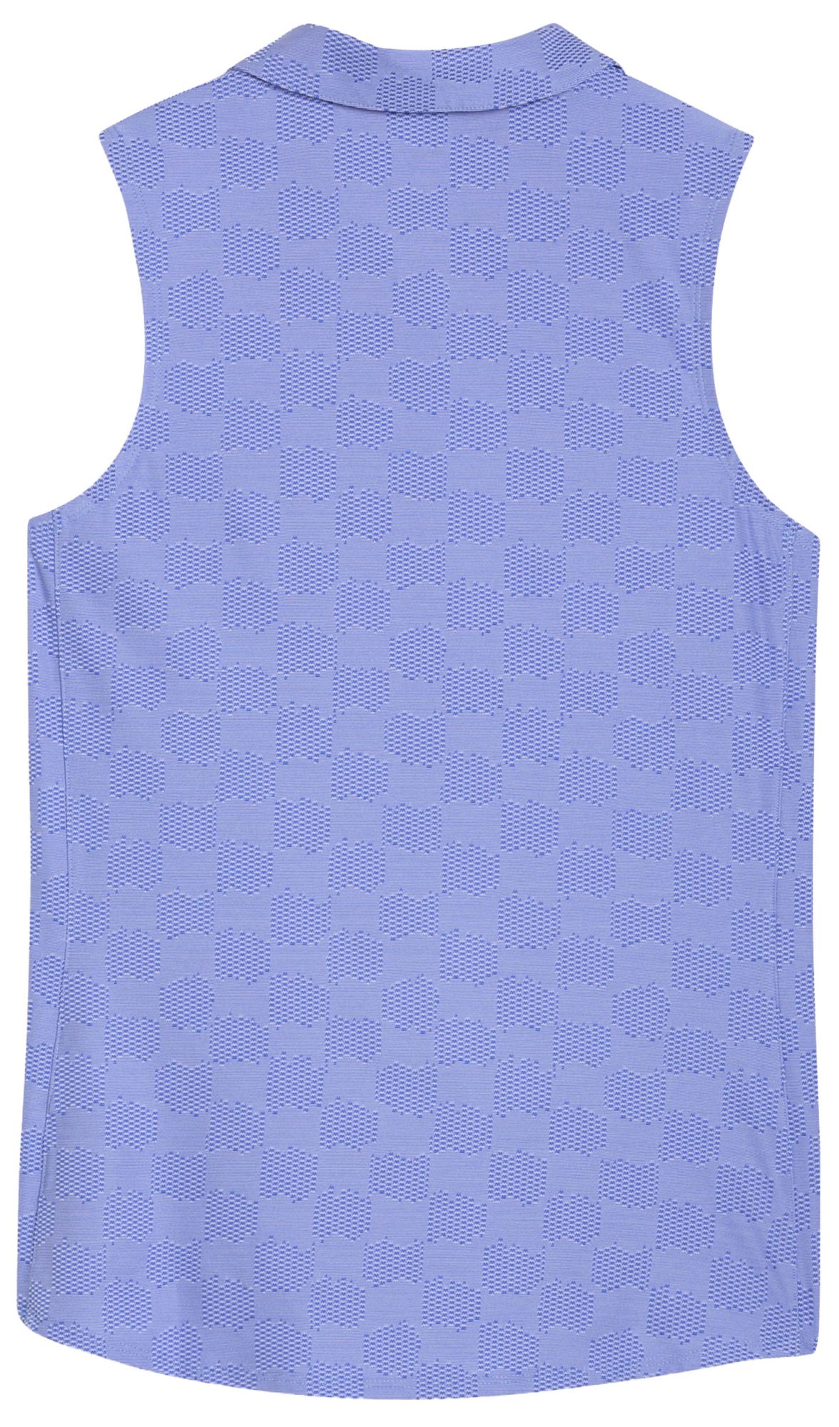 PUMA Women's Check Jacquard Sleeveless Golf Polo product image