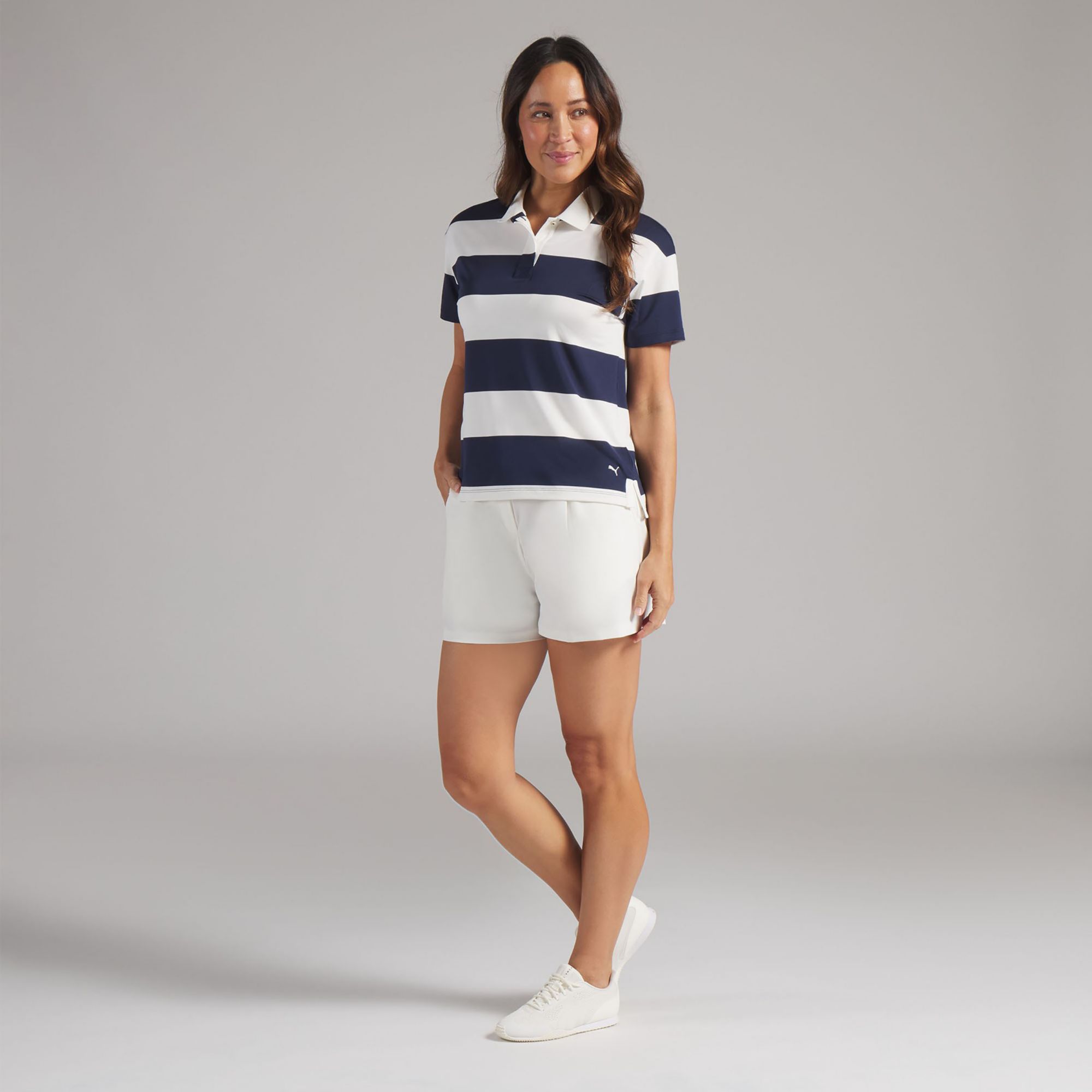 PUMA Women's CLOUDSPUN Rugby Short Sleeve Golf Polo product image