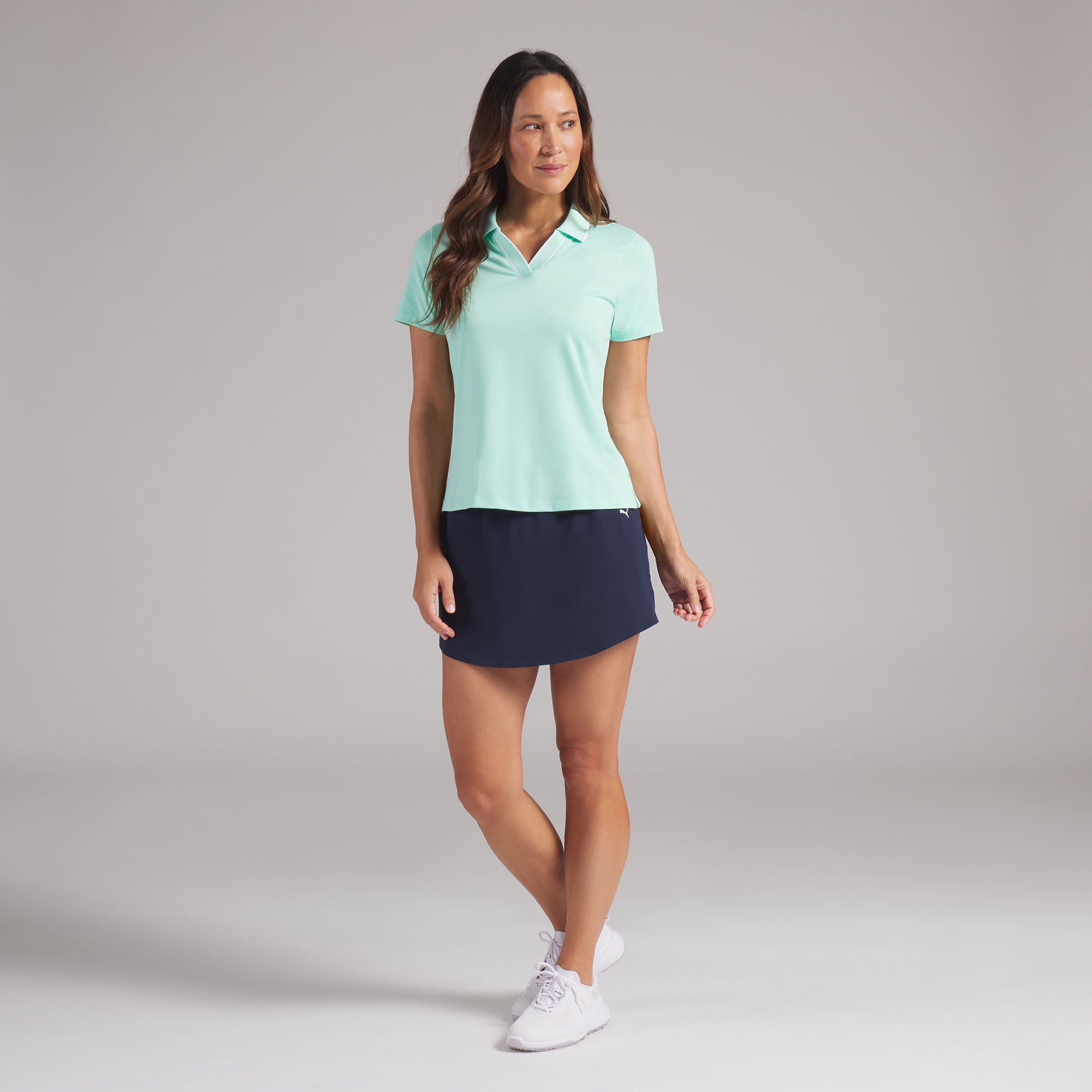 PUMA Women's CLOUDSPUN Essential Short Sleeve Golf Polo product image