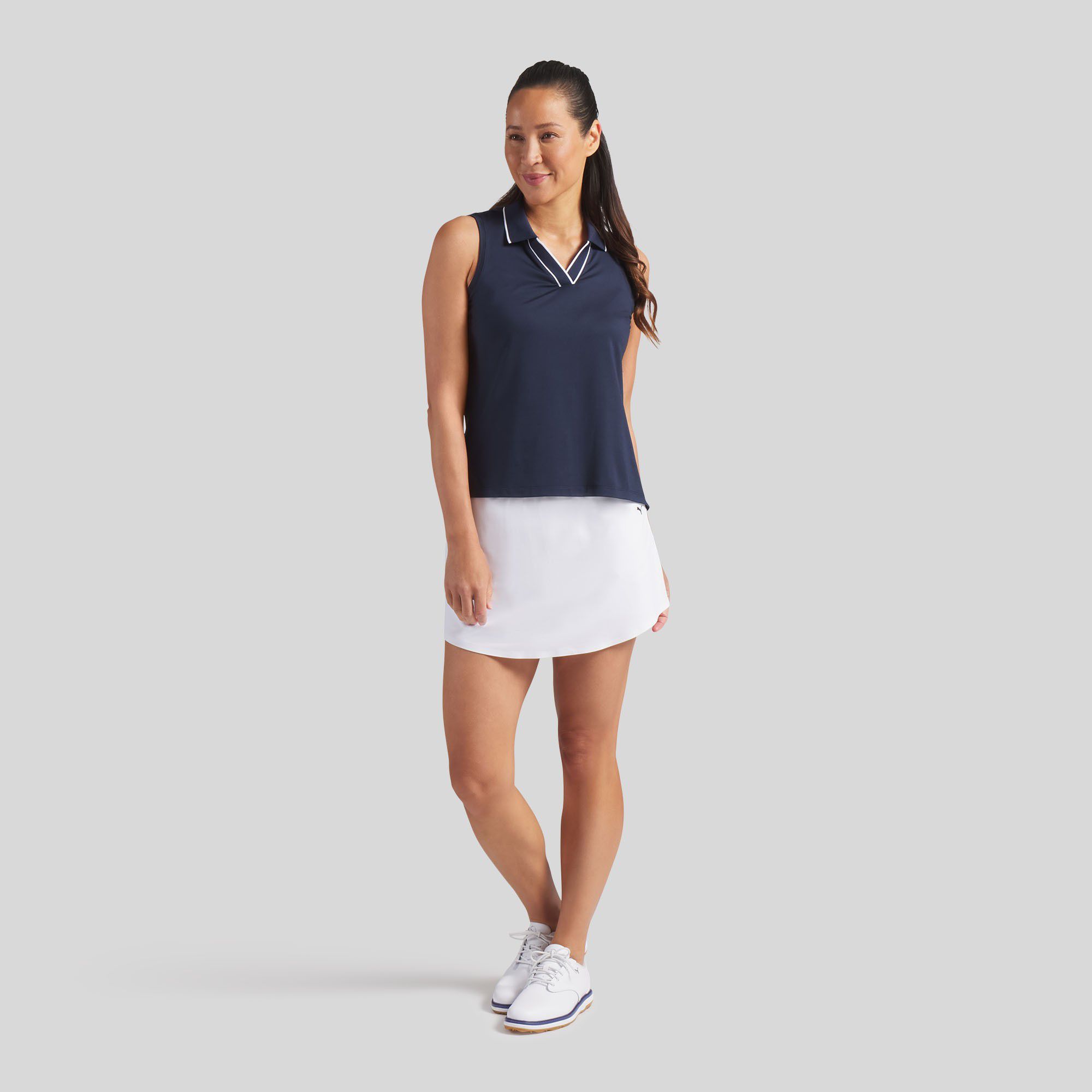 PUMA Women's CLOUDSPUN Essential Sleeveless Golf Polo product image