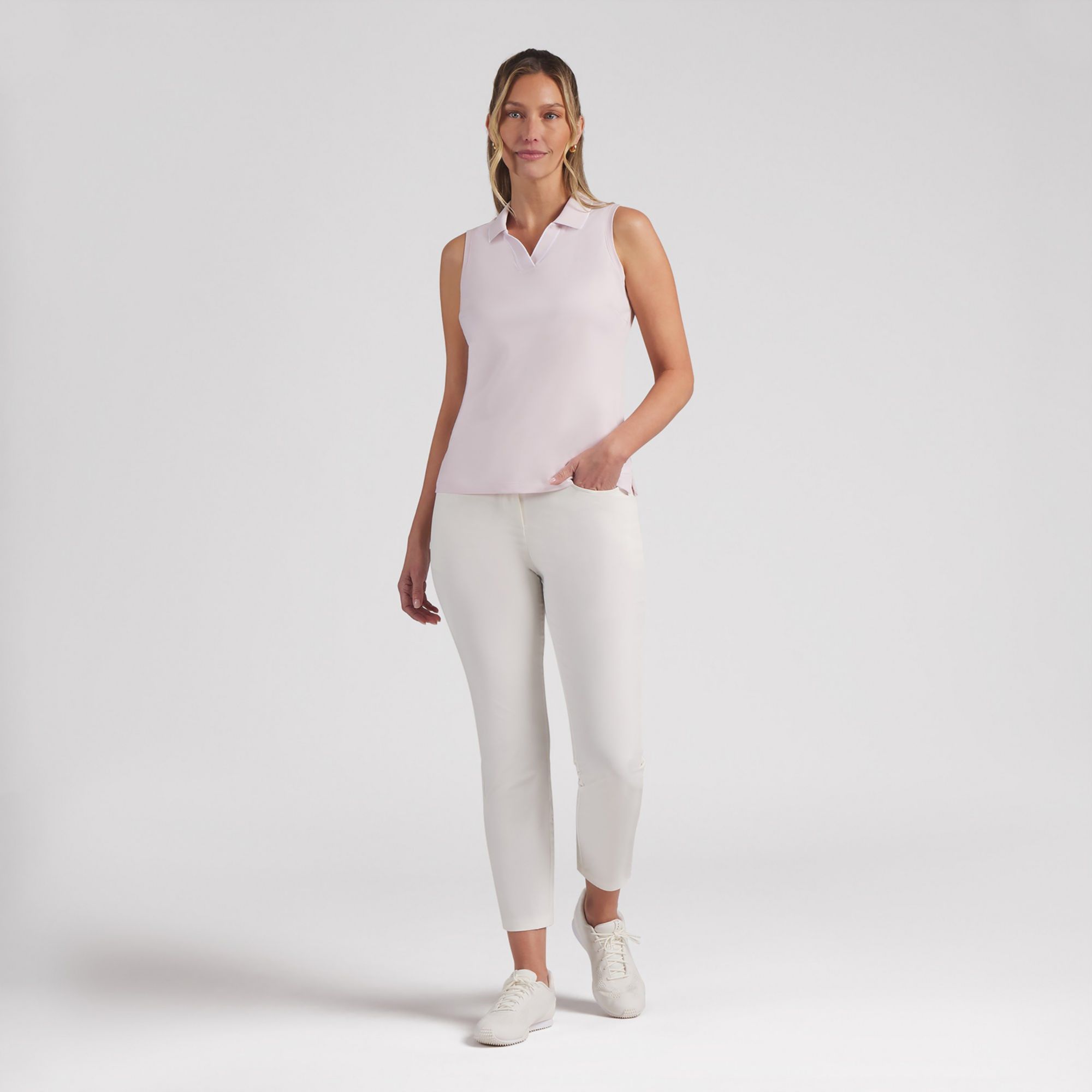 PUMA Women's CLOUDSPUN Essential Sleeveless Golf Polo product image