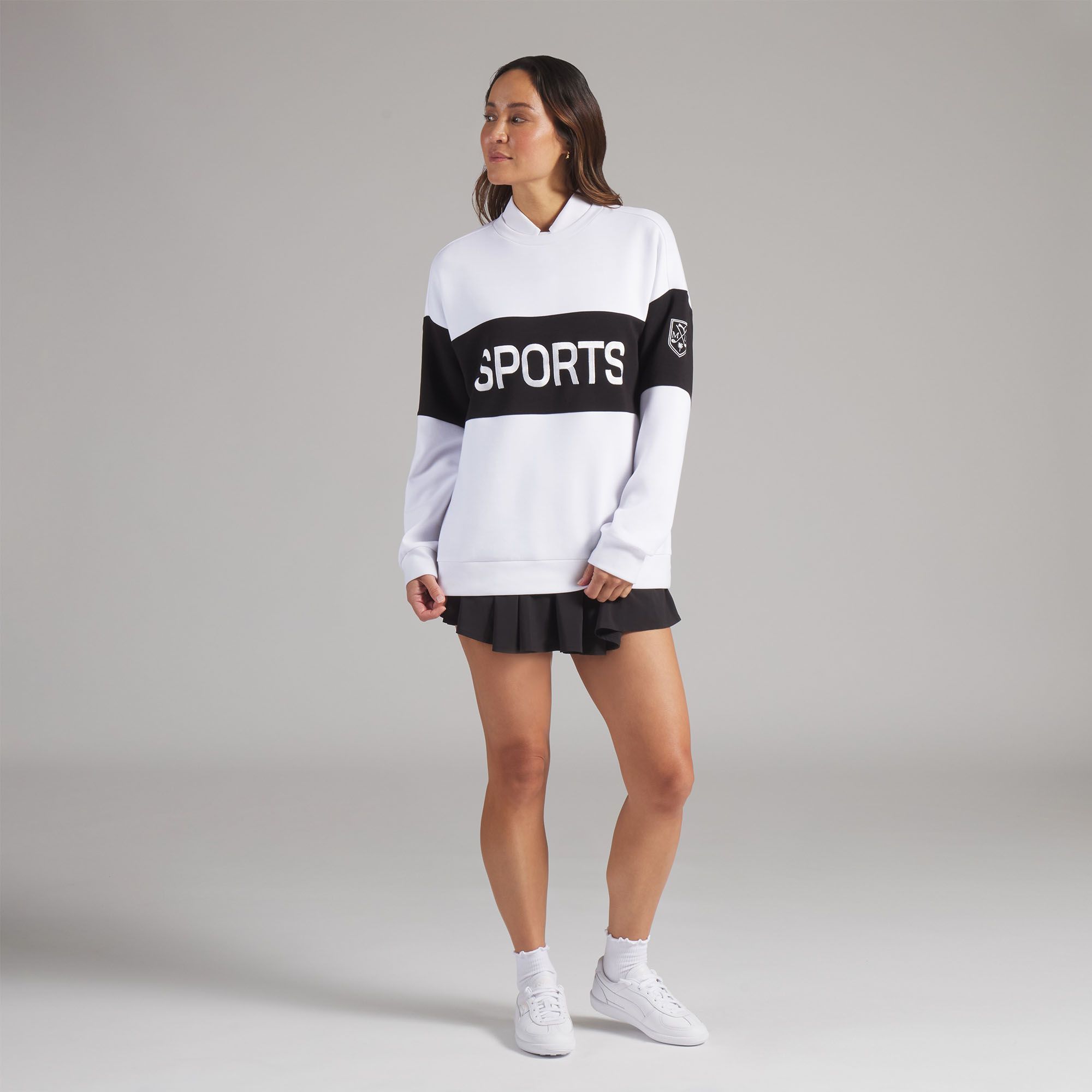PUMA X MUMU Women's Sport CLOUDSPUN Fleece Golf Sweatshirt product image