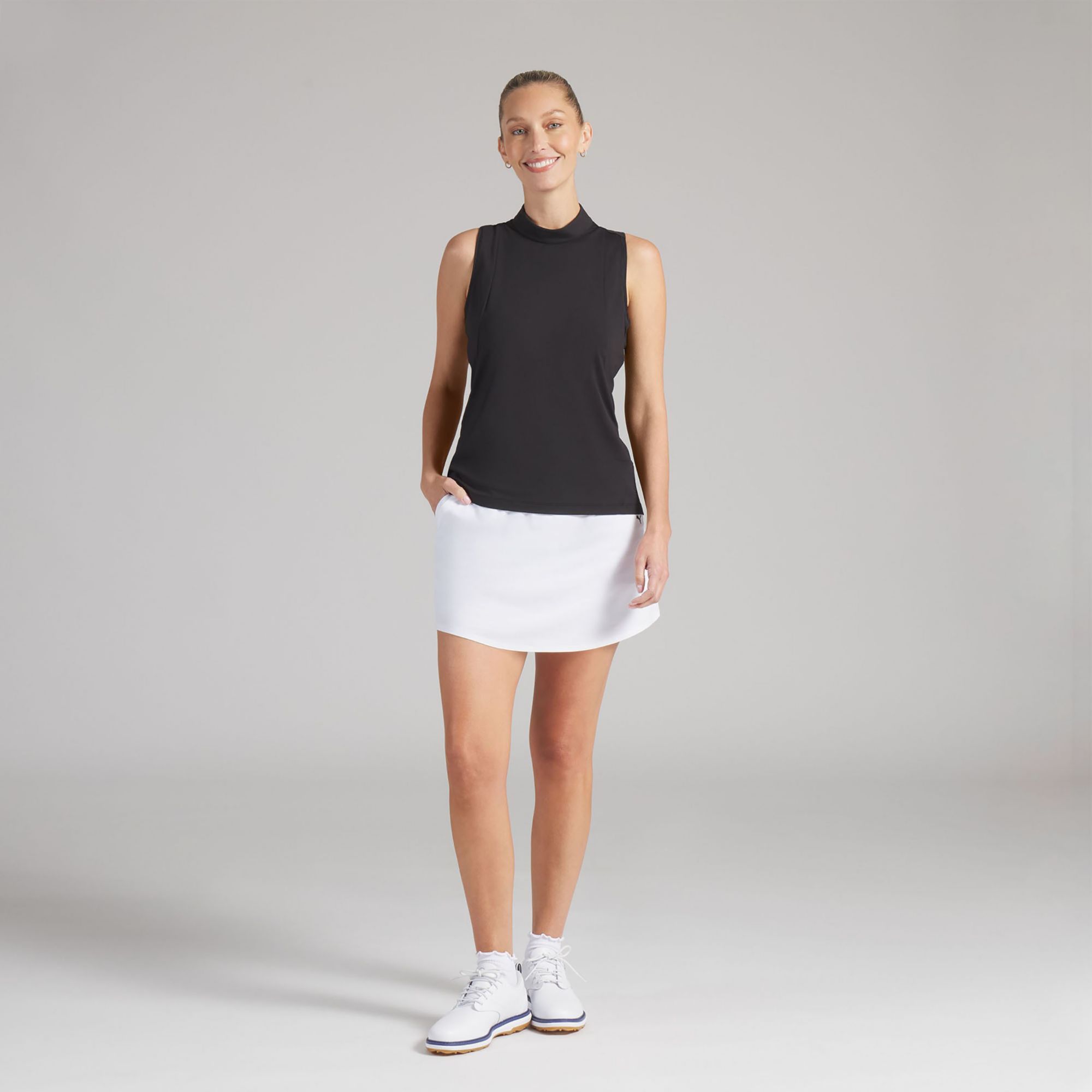 PUMA Women's Nylon Sport Sleeveless Mockneck Golf Shirt product image