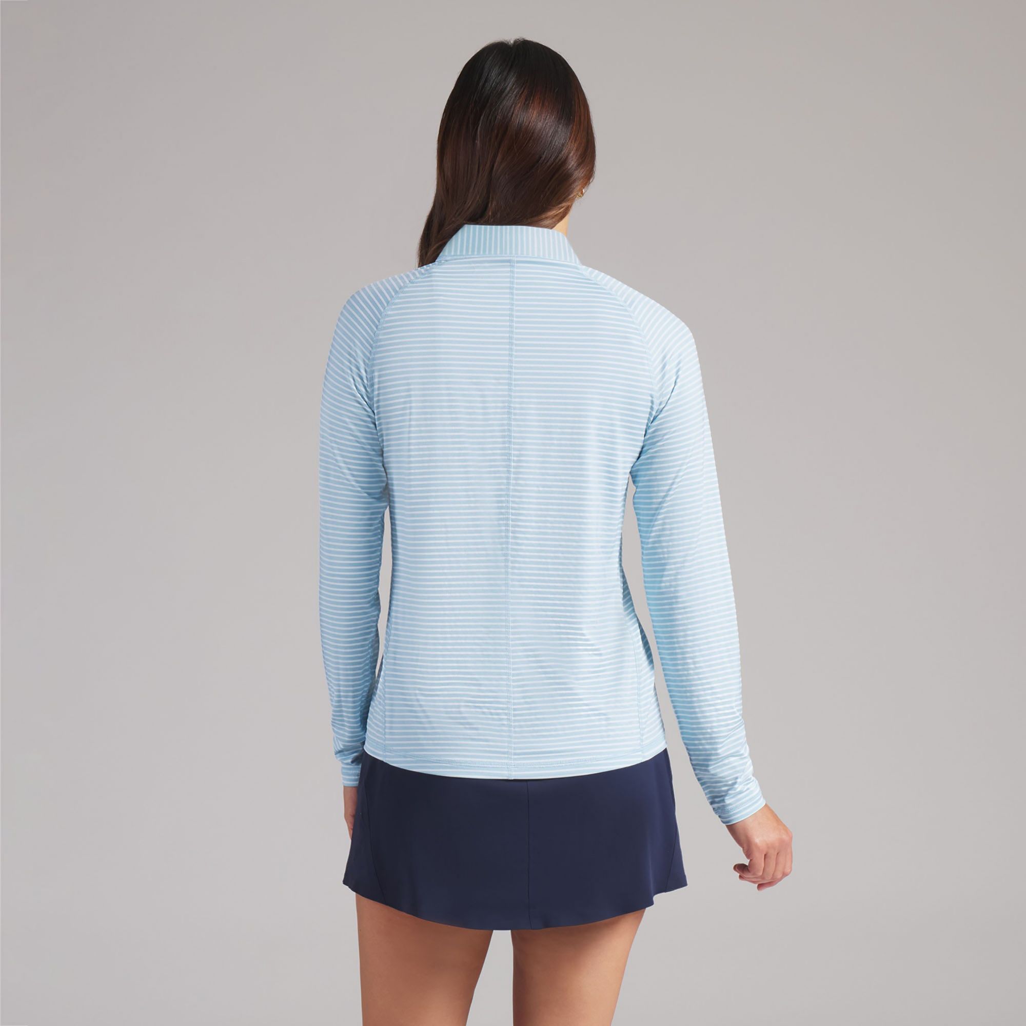 PUMA Women's UV stripe ¼ Zip Long Sleeve Golf Shirt product image