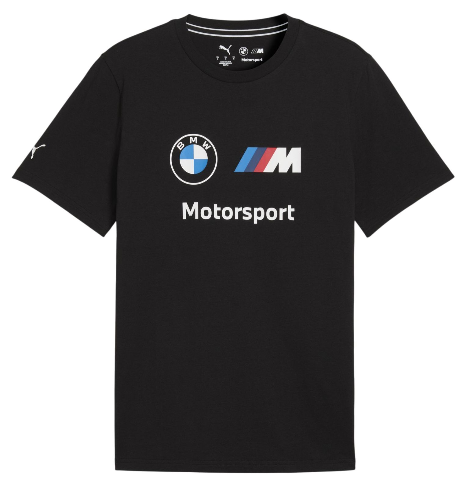 PUMA Men's F1 BMW Black Essential Logo T-Shirt product image