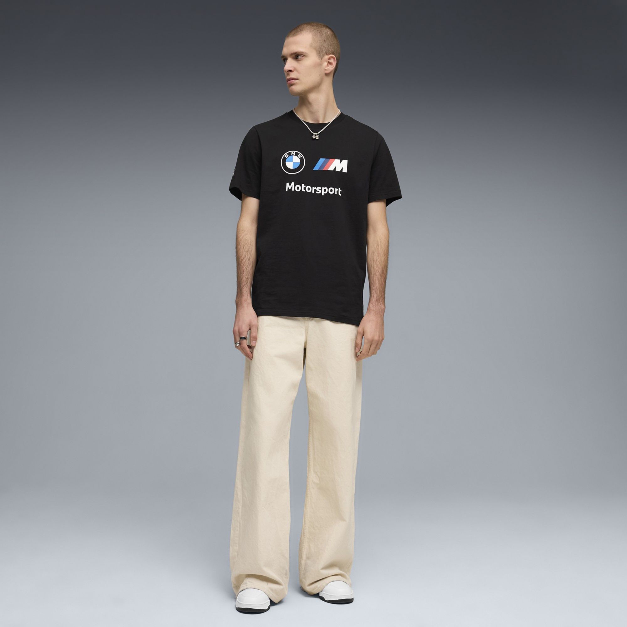 PUMA Men's F1 BMW Black Essential Logo T-Shirt product image