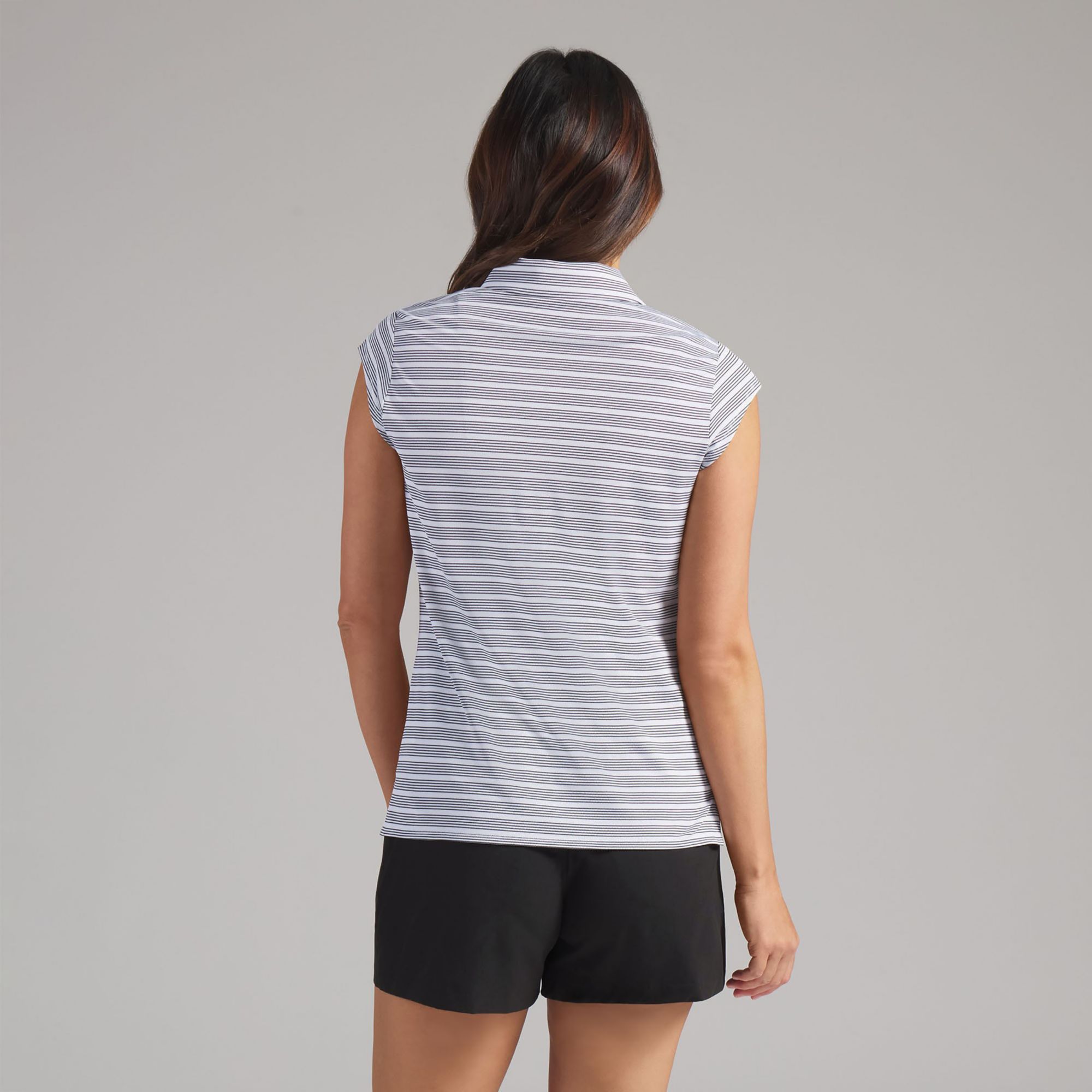 PUMA Women's Pique Striped Cap Sleeve Golf Polo product image