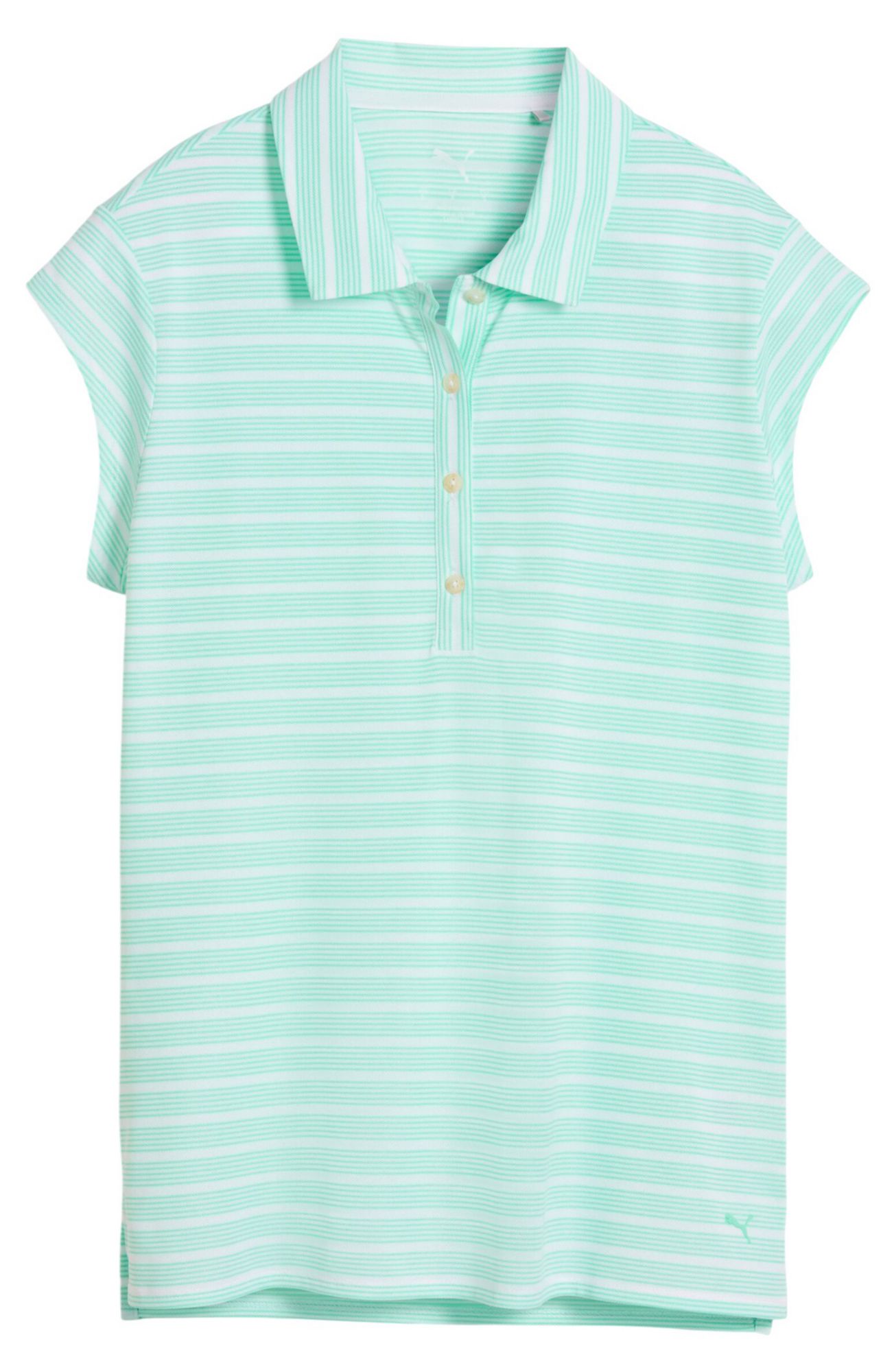 PUMA Women's Pique Striped Cap Sleeve Golf Polo product image