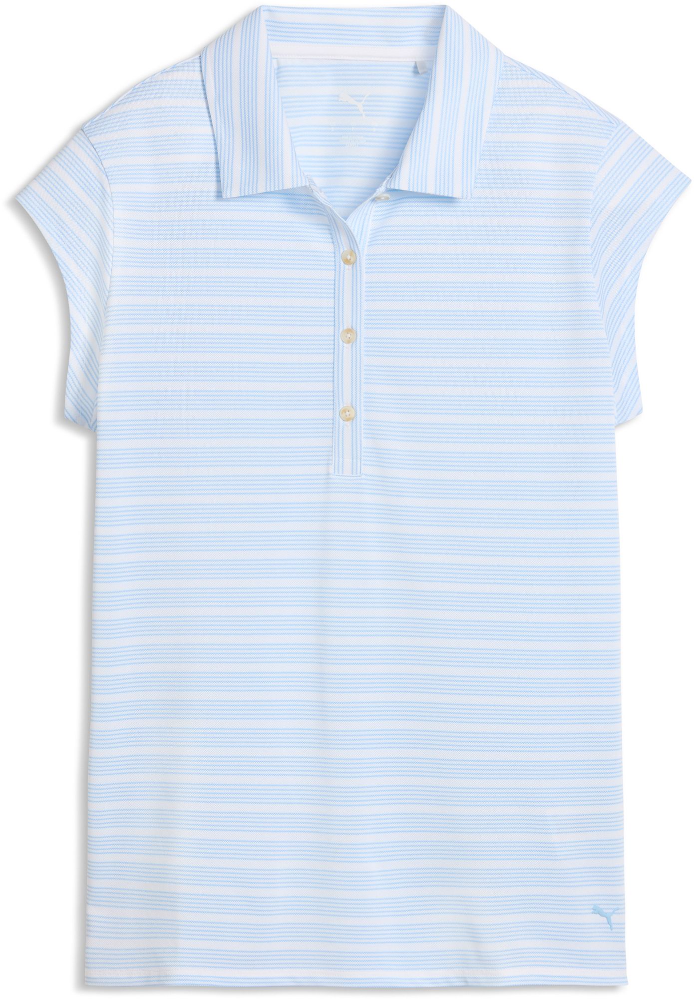 PUMA Women's Pique Striped Cap Sleeve Golf Polo product image