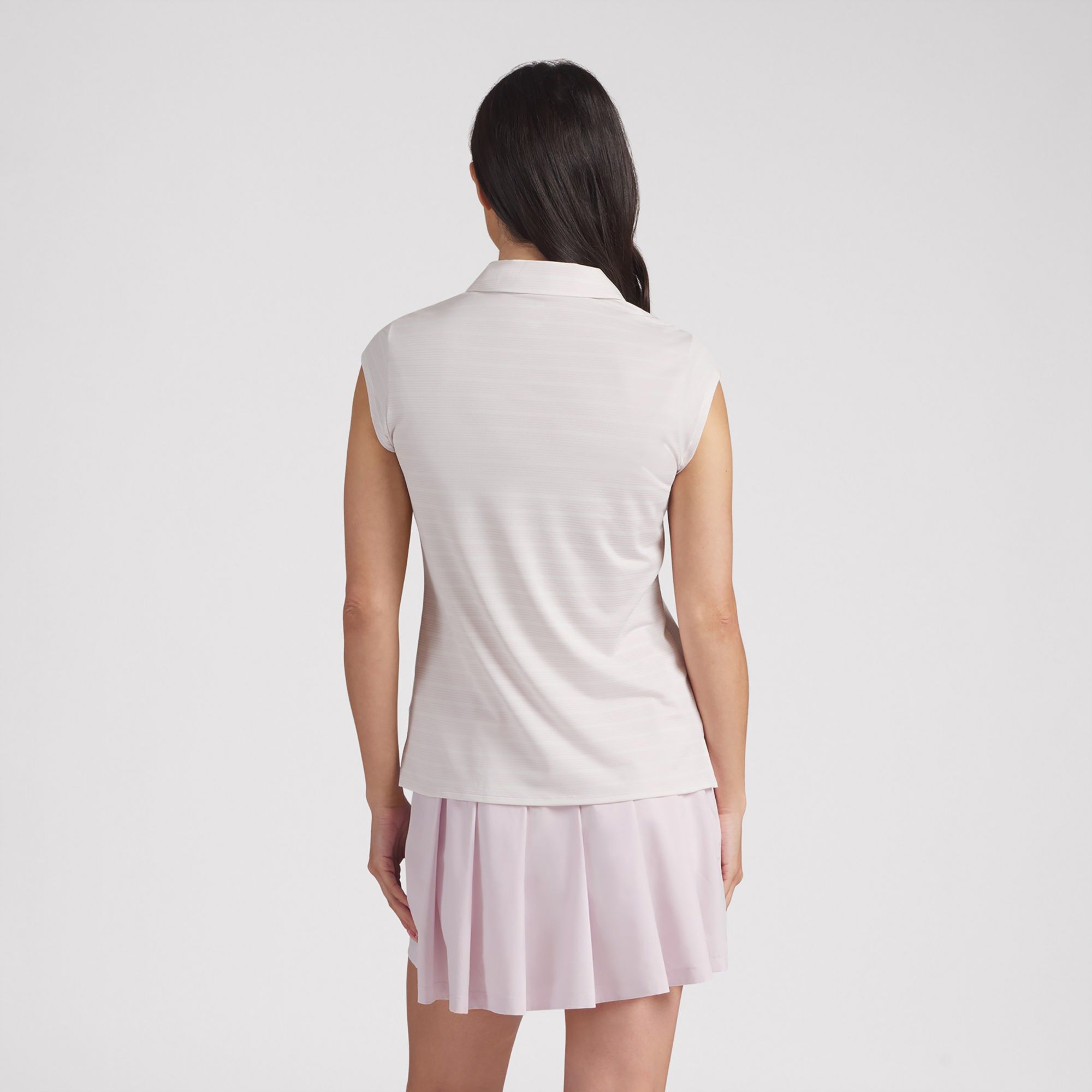 PUMA Women's Pique Striped Cap Sleeve Golf Polo product image