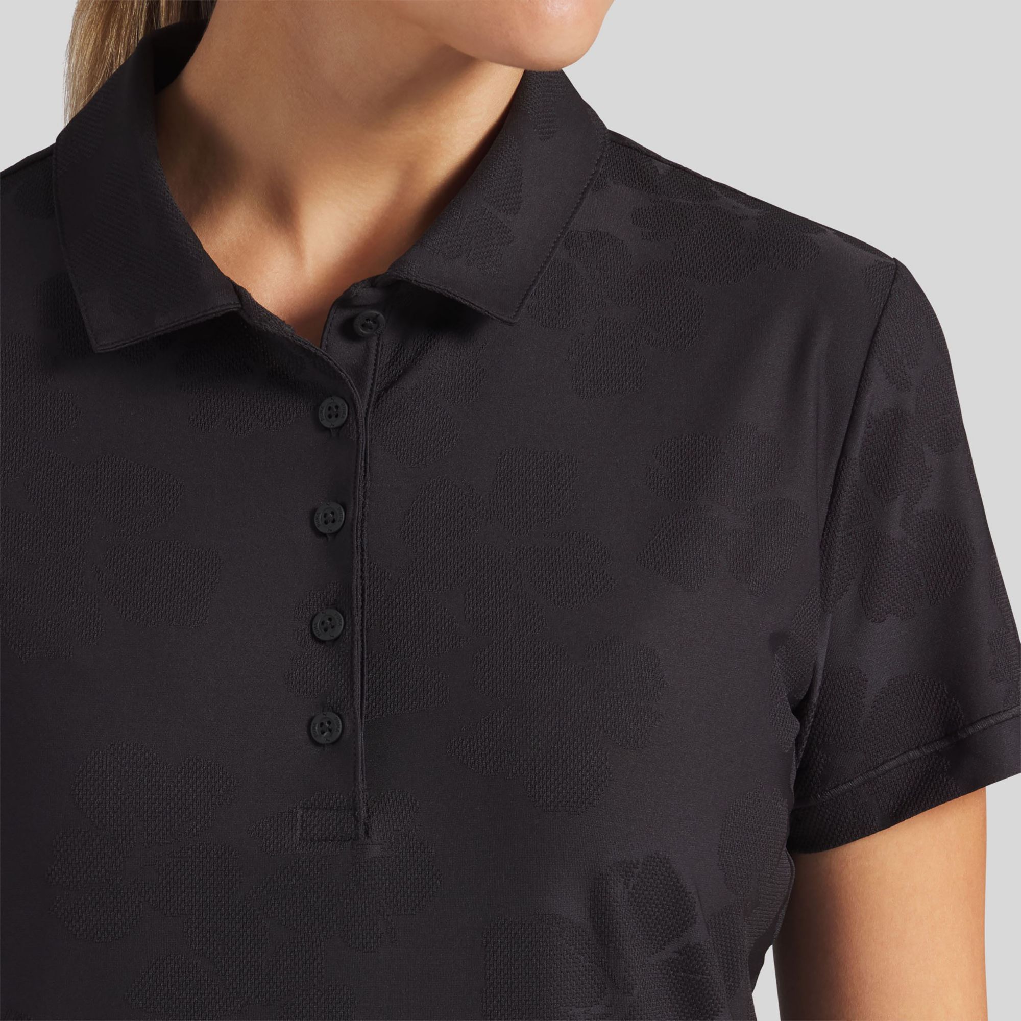 PUMA Women's Floral Lace Jacquard Golf Polo product image