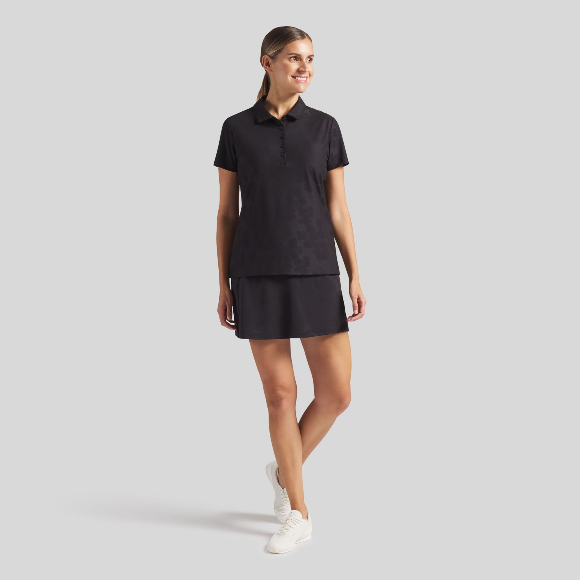 PUMA Women's Floral Lace Jacquard Golf Polo product image