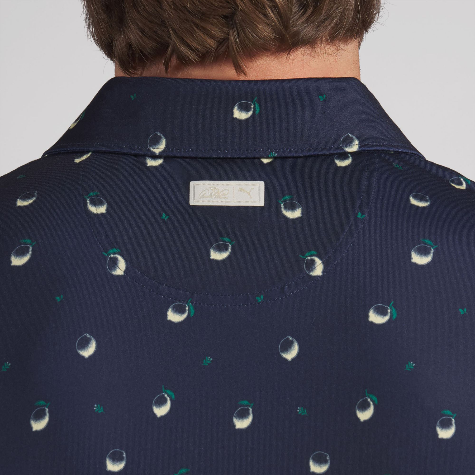 PUMA X Arnold Palmer Men's CLOUDSPUN Lemon Golf Polo product image