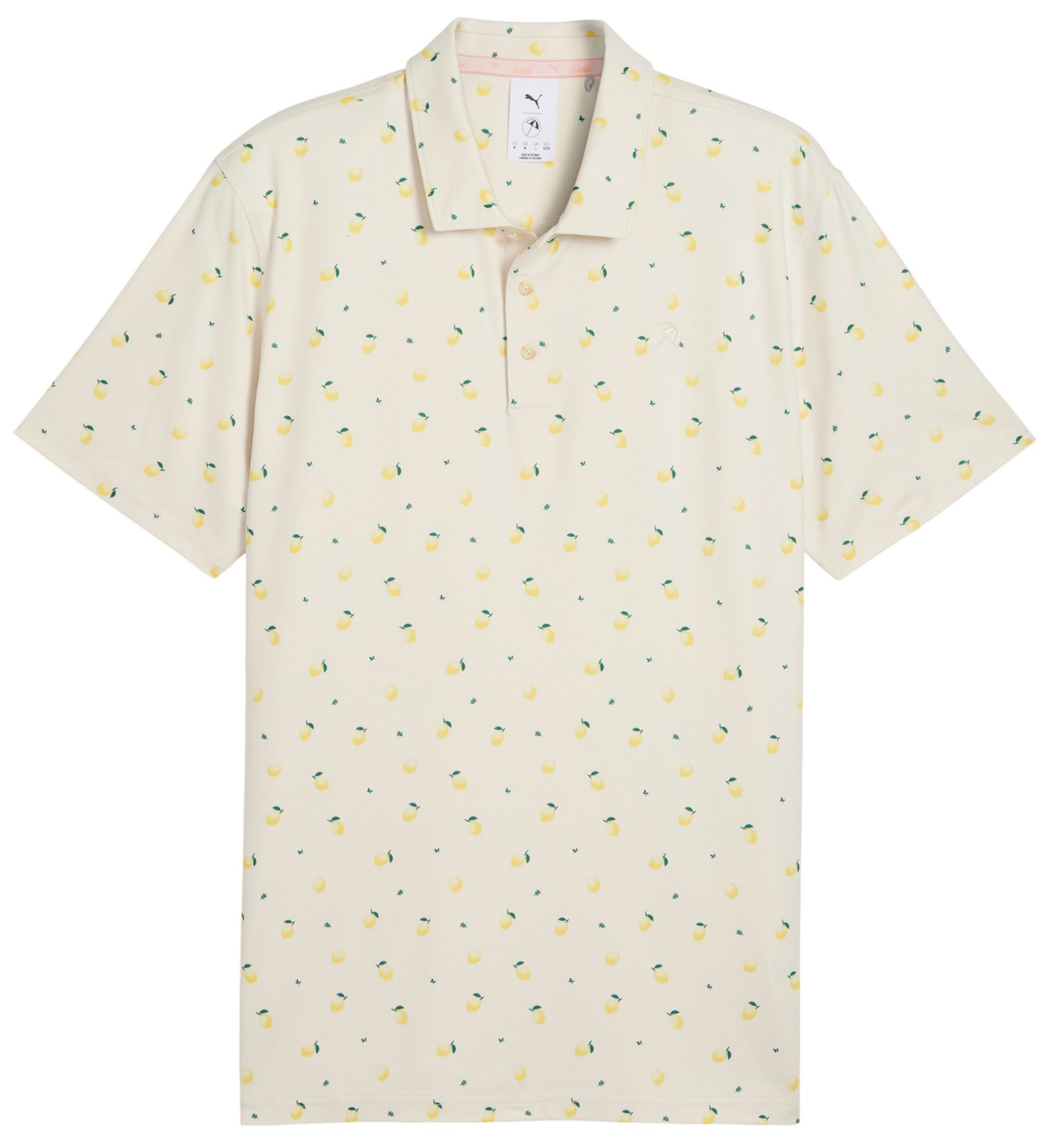 PUMA X Arnold Palmer Men's CLOUDSPUN Lemon Golf Polo product image
